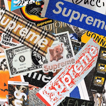 Supreme 2018 stickers hot sale