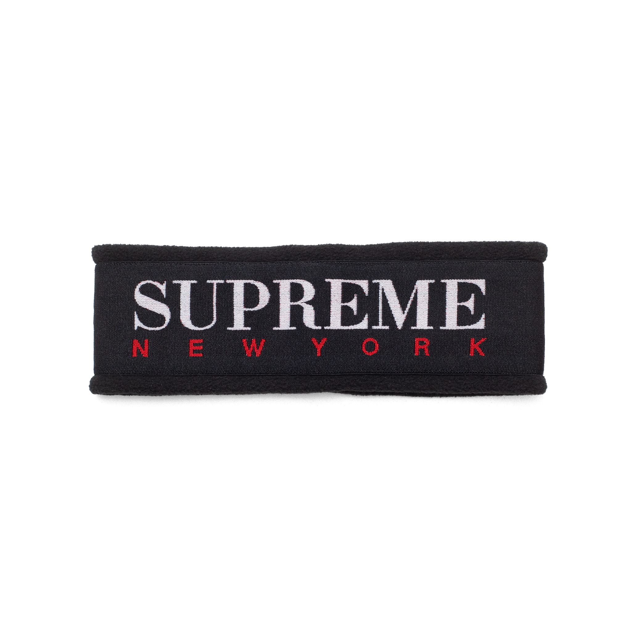 Supreme fleece headband Supreme - Classic Logo Polartec Headband (Red) – eluXive main image 3