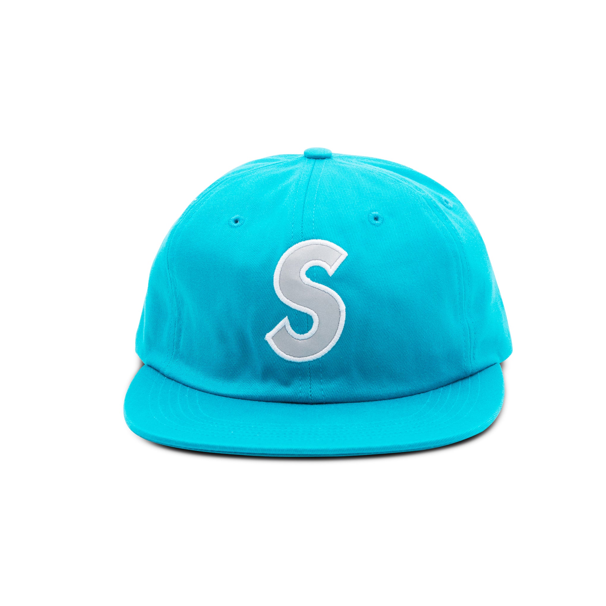SUPREME REFLECTIVE S LOGO 6-PANEL TEAL – ODTO