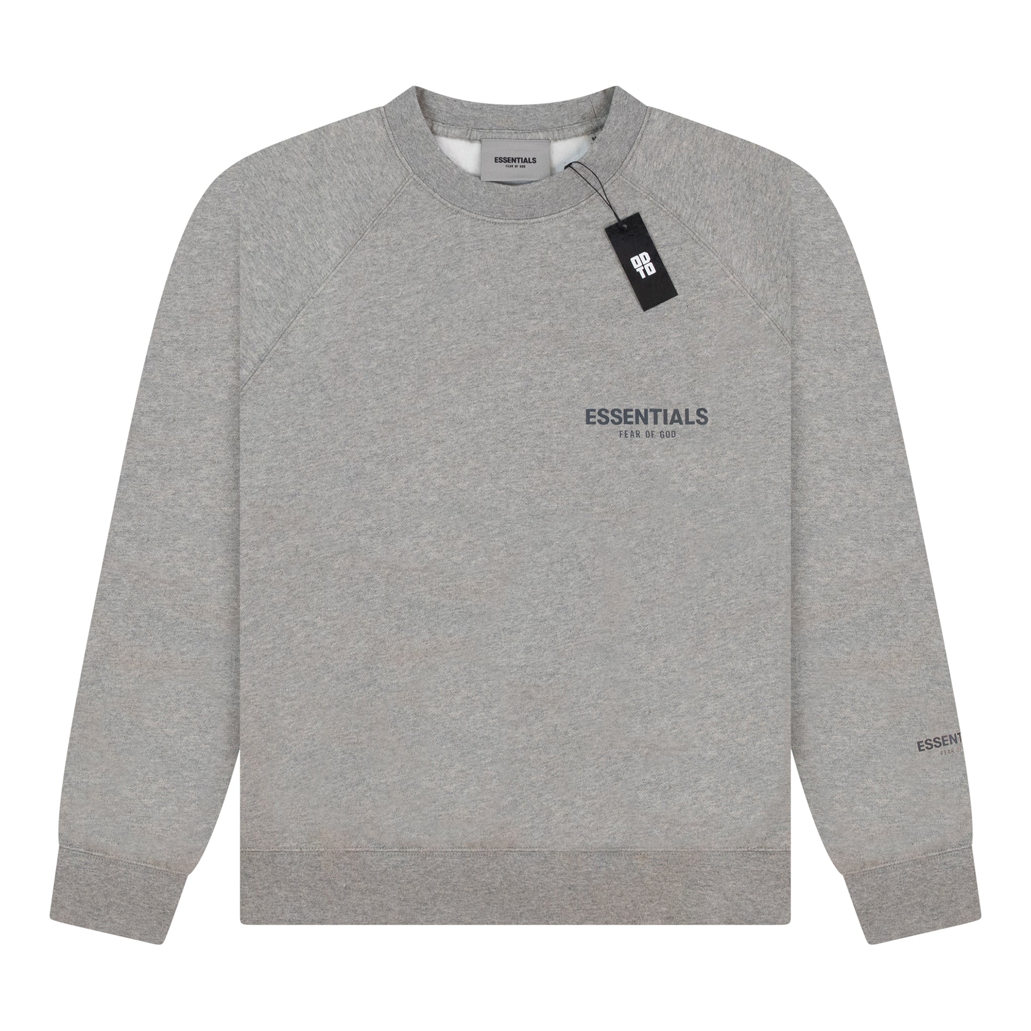 ESSENTIALS CORE CREWNECK DARK HEATHER OATMEAL – ODTO
