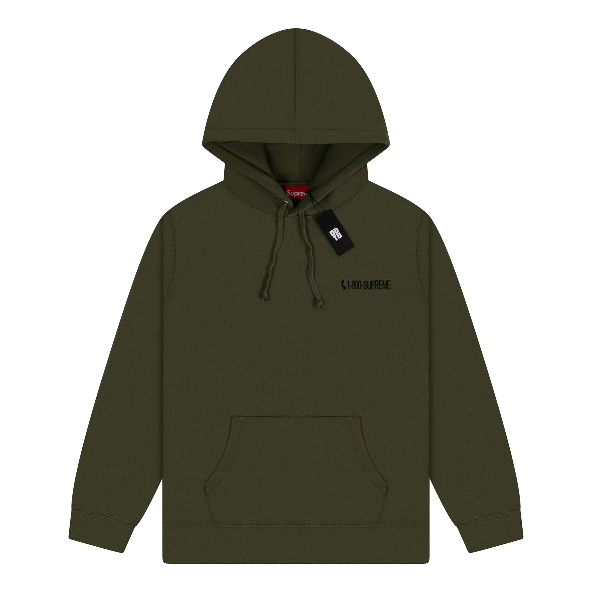 パーカー supreme  1-800 Hooded Swdatshirt Olive SUPREME 1-800 HOODIE OLIVE – ODTO