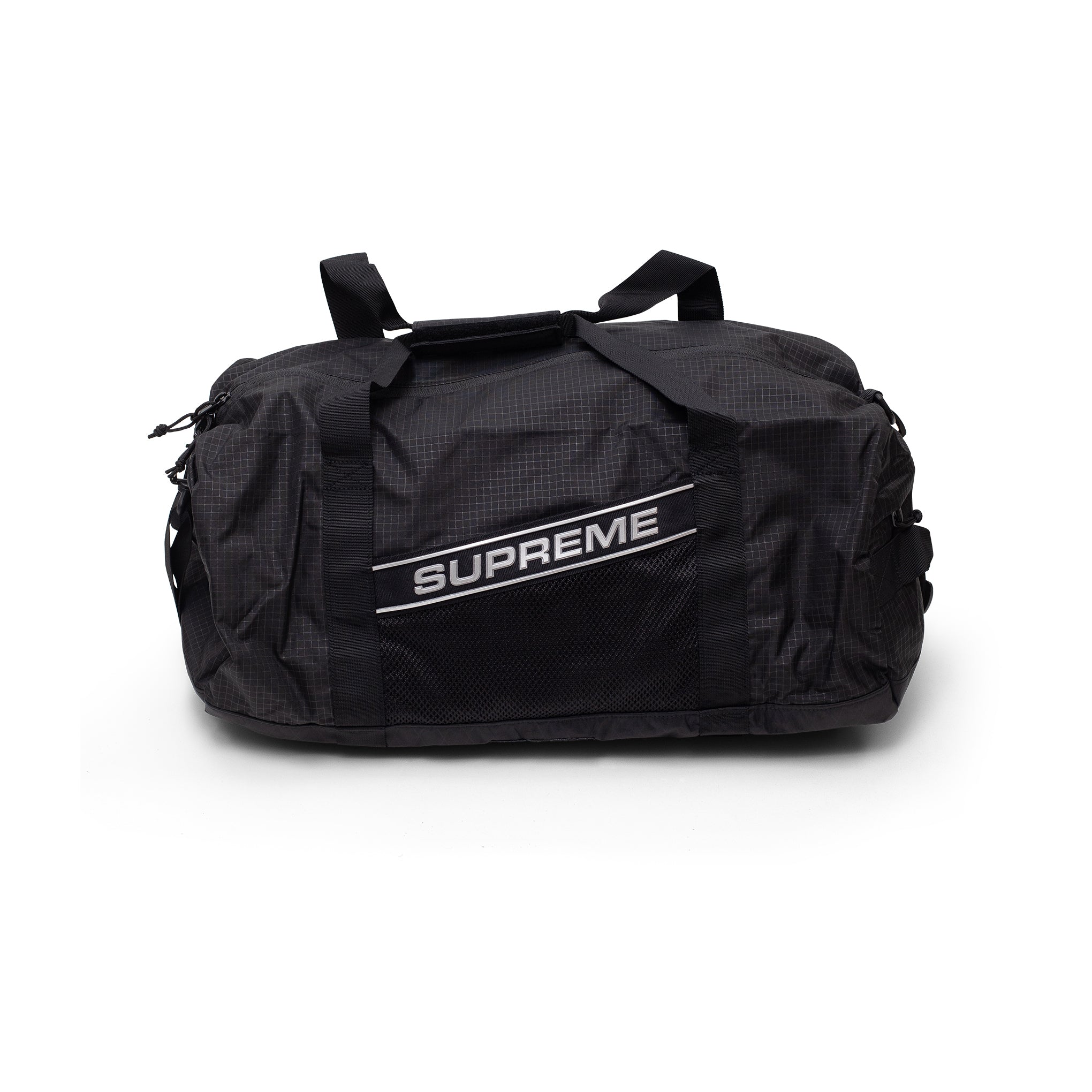 SUPREME 18SS DUFFLE BAG CODURA BLACK 新品 Supreme Large Duffle Bag SS18 Black Large Cordura Bag BRAND NEW