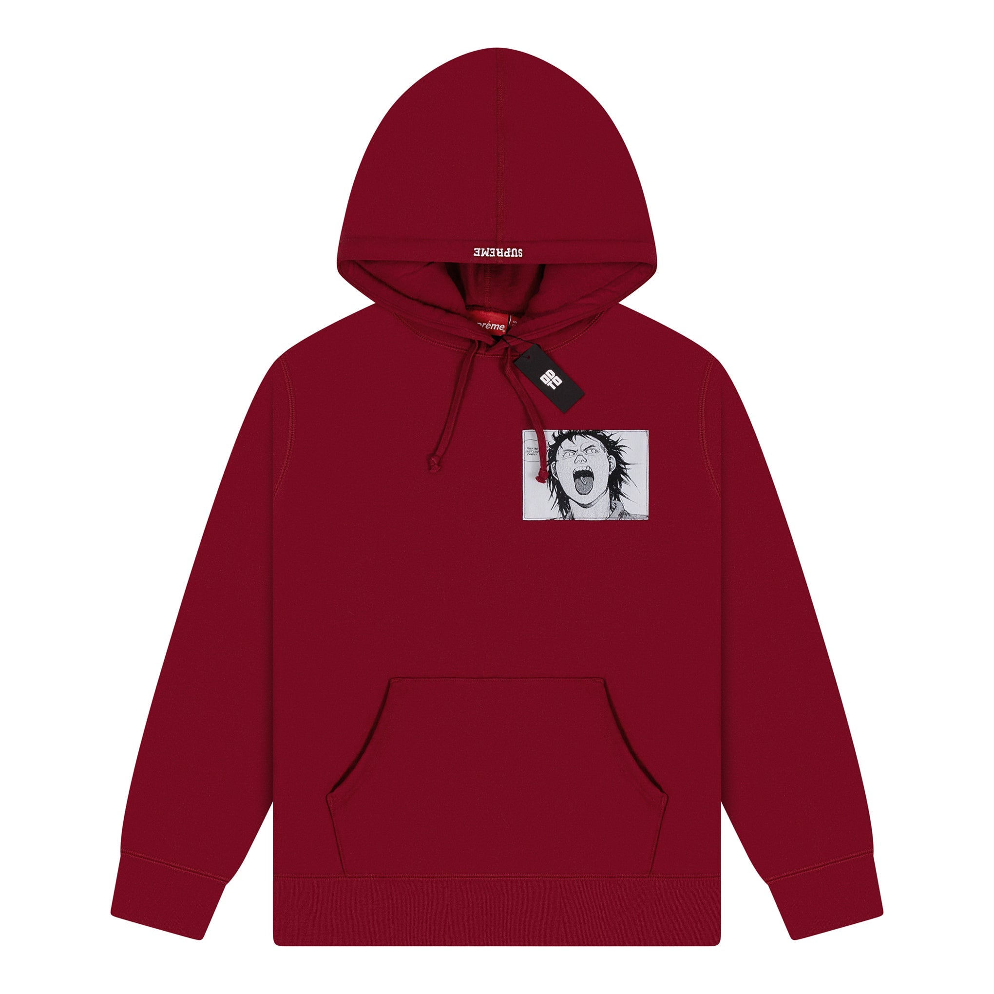 SUPREME AKIRA PATCHES HOODIE BURGUNDY – ODTO - Main Image
