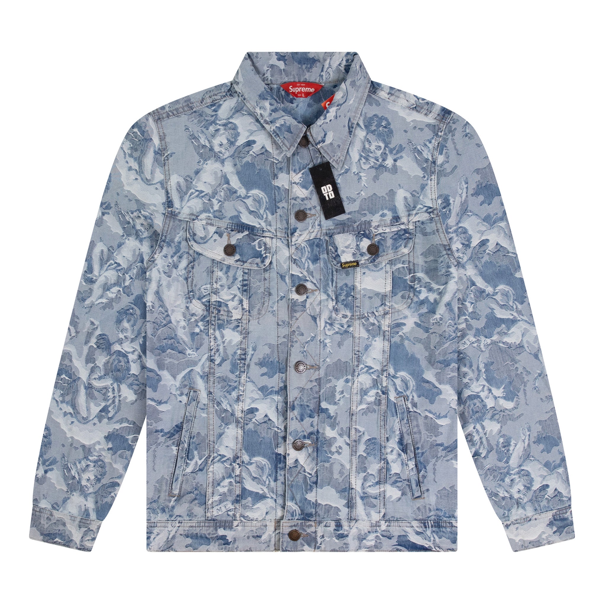 SUPREME CHERUB TRUCKER JACKET DENIM – ODTO SUPREME CHERUB TRUCKER JACKET DENIM – ODTO