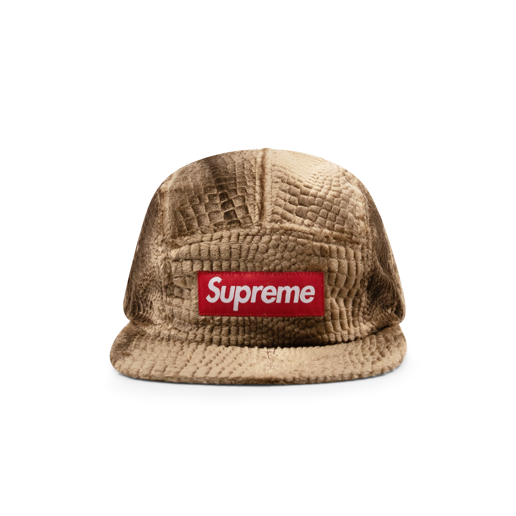 SUPREME CROC EMBOSSED VELVET CAMP CAP BROWN – ODTO SUPREME CROC EMBOSSED VELVET CAMP CAP BROWN – ODTO