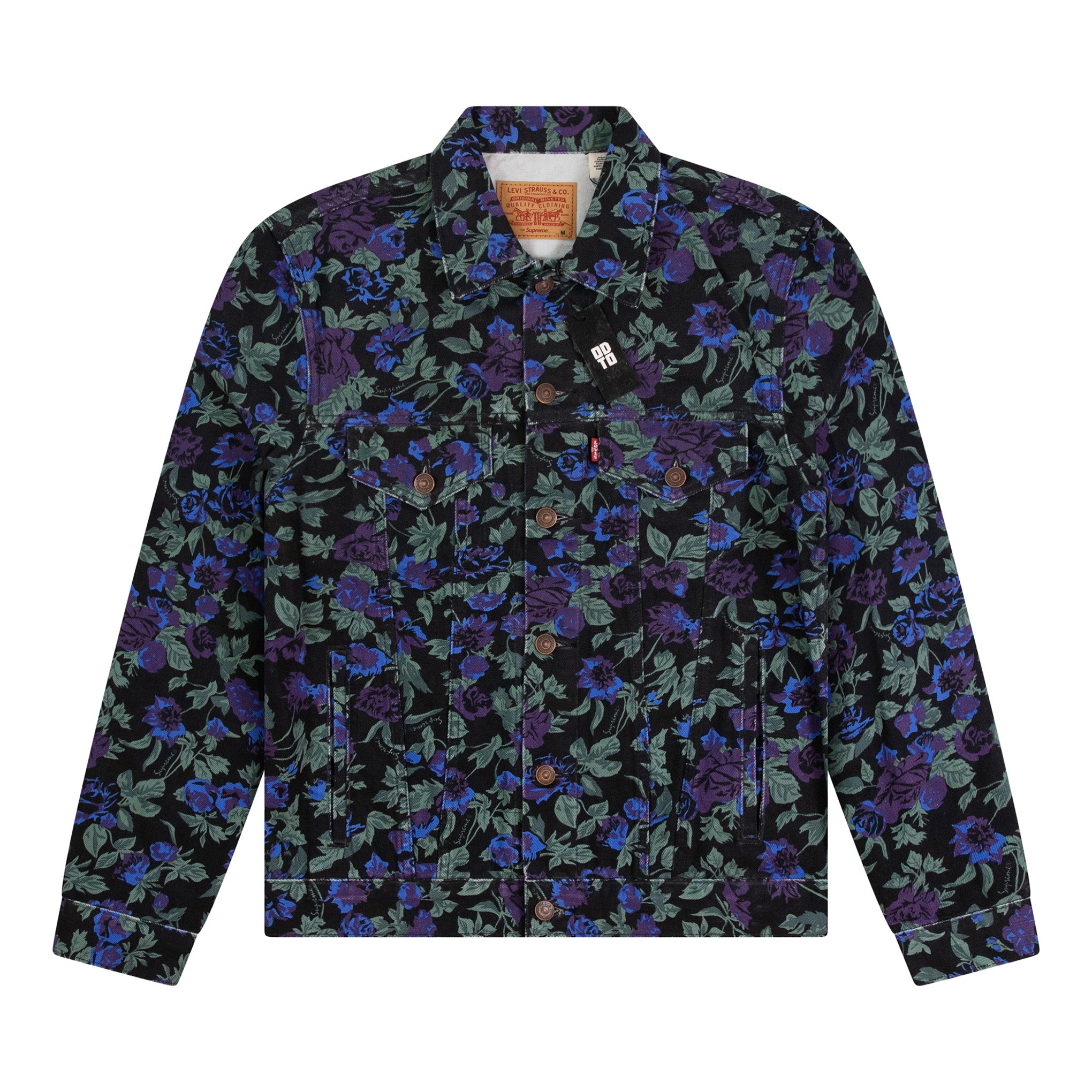SUPREME LEVI'S ROSES TRUCKER JACKET BLACK – ODTO SUPREME LEVI'S ROSES TRUCKER JACKET BLACK – ODTO