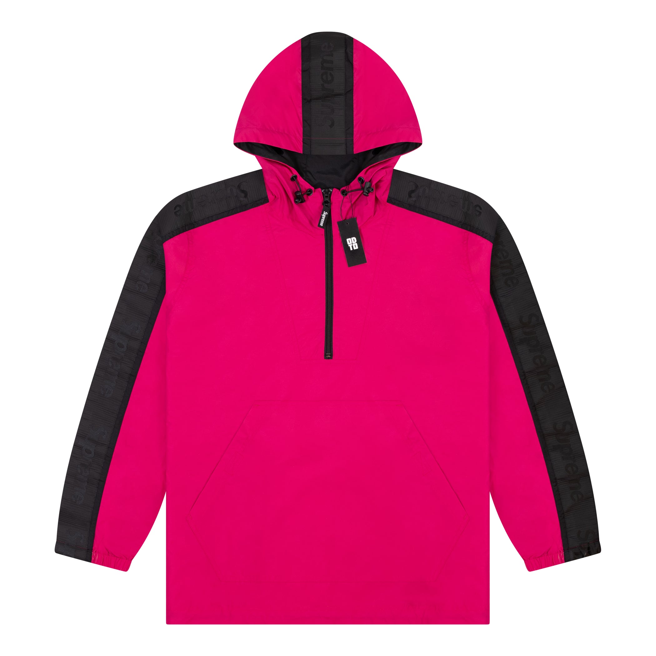 SUPREME SLEEVE TAPED ANORAK MAGENTA – ODTO