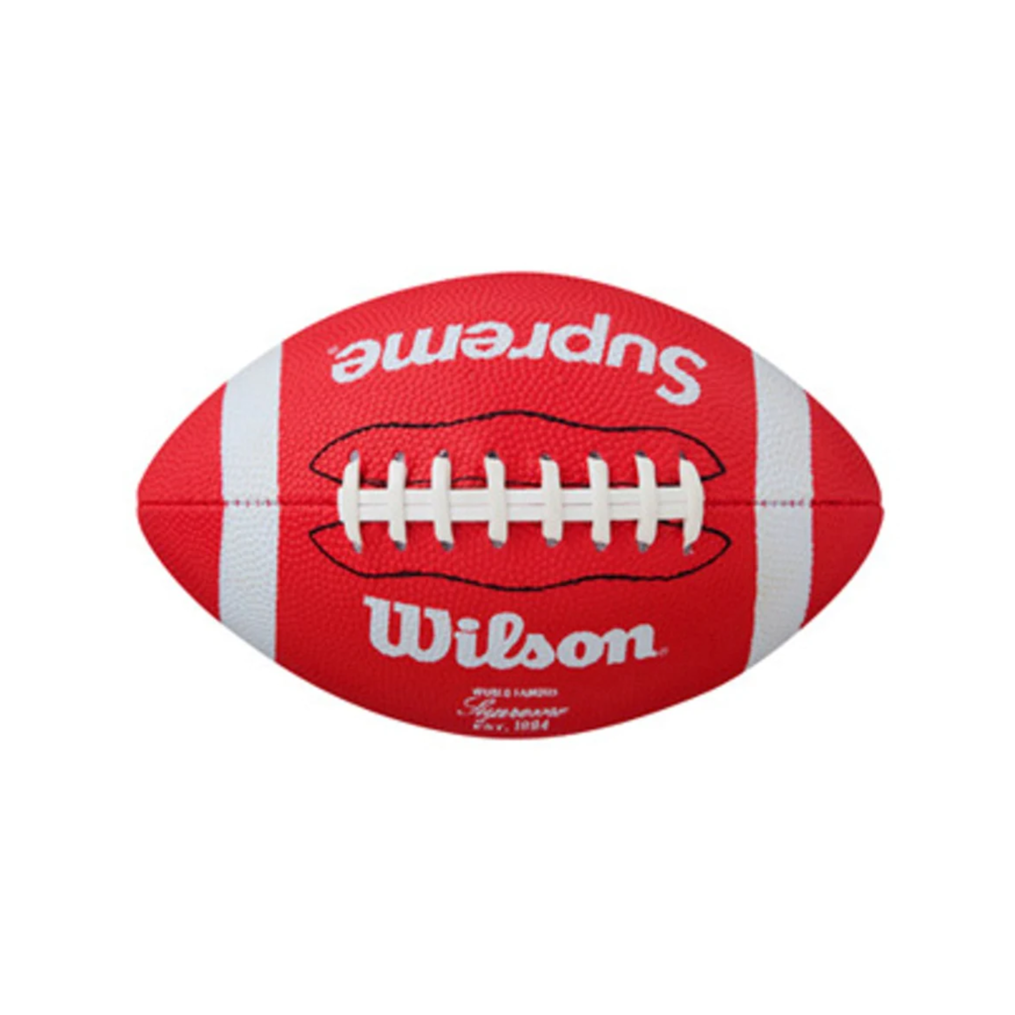 タグ付き】Supreme x Wilson Mini Football Red ラグビーボール