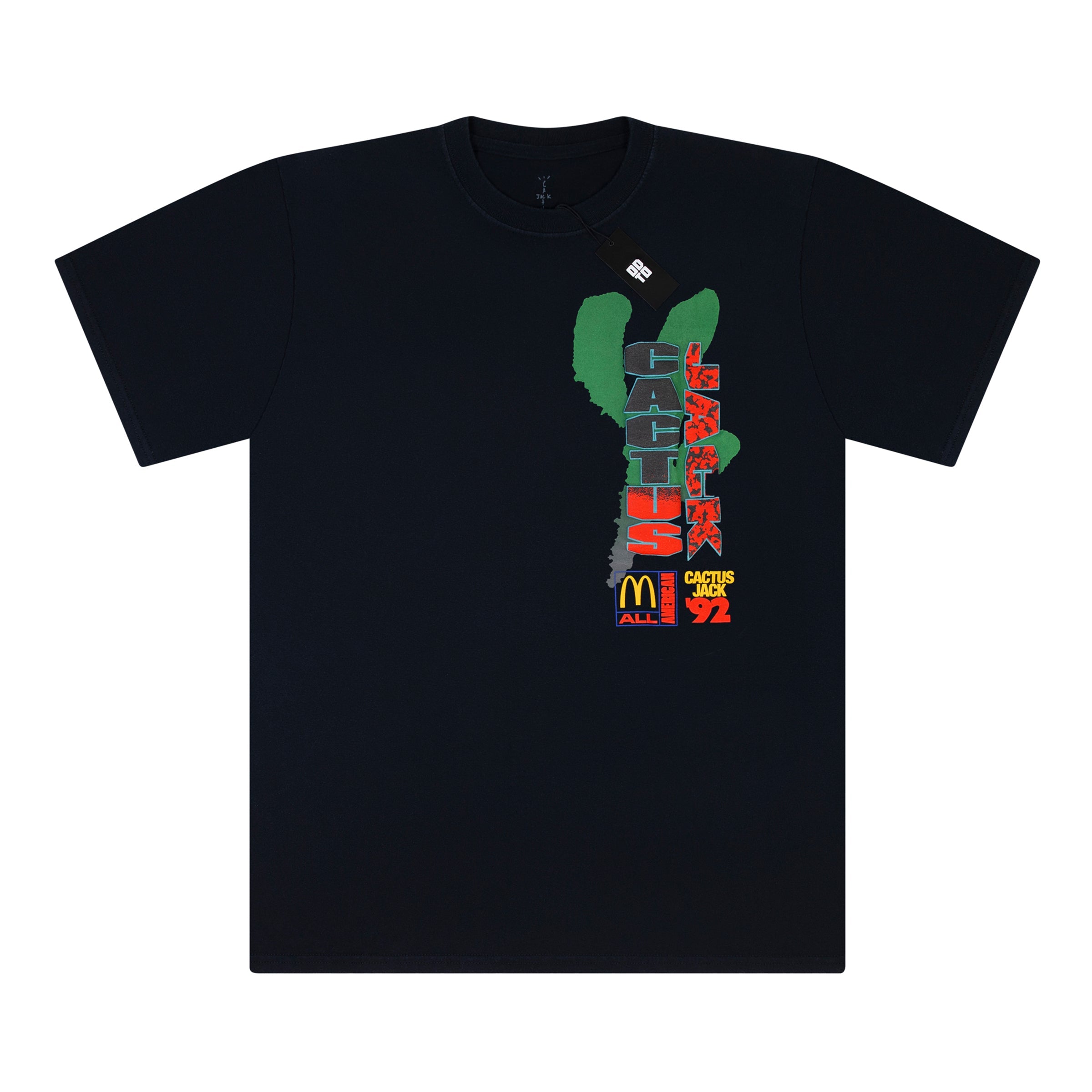 CACTUS JACK MCDONALD'S ALL AMERICAN '92 TEE BLACK  ODTO