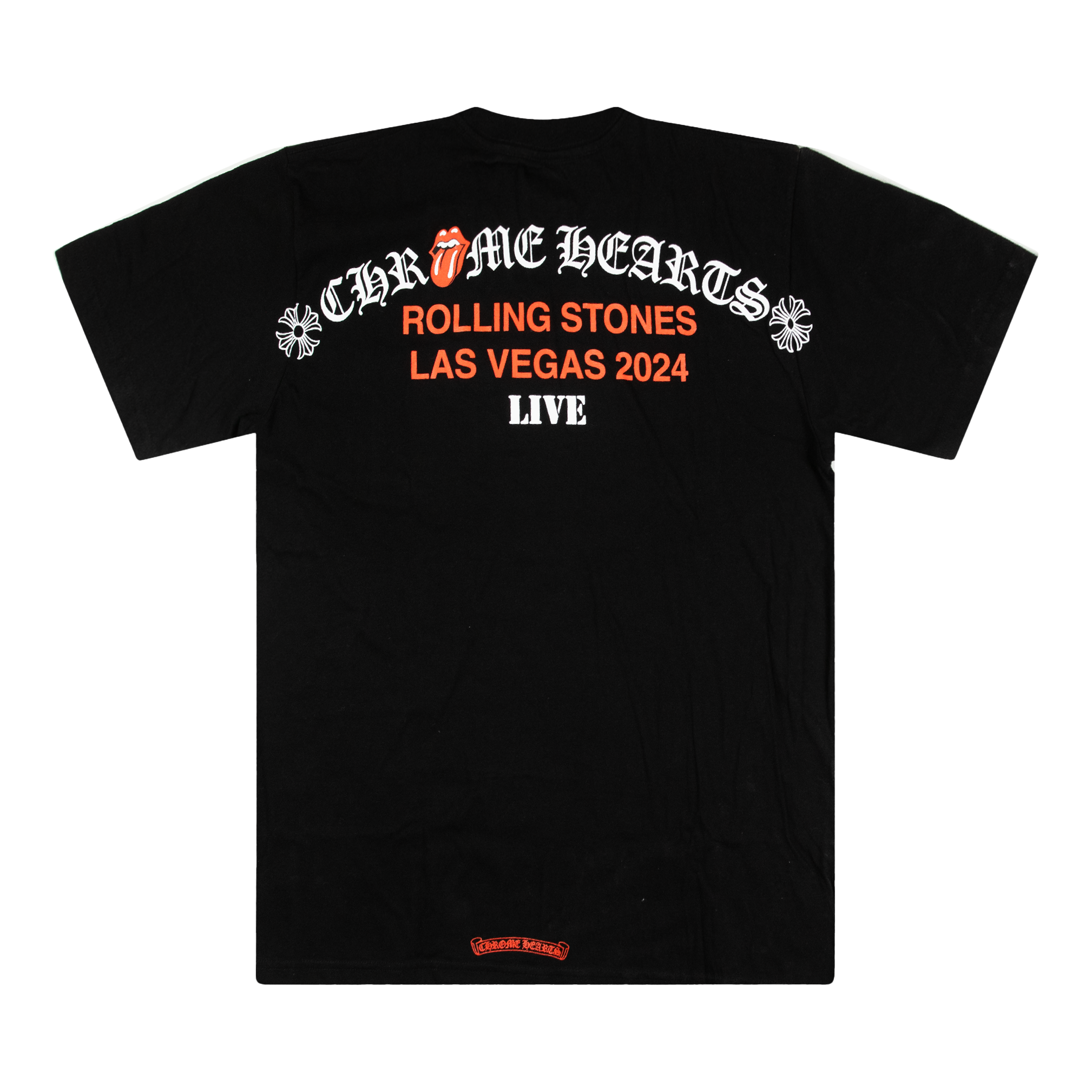 CHROME HEARTS ROLLING STONES LAS VEGAS 2024 TEE BLACK – ODTO