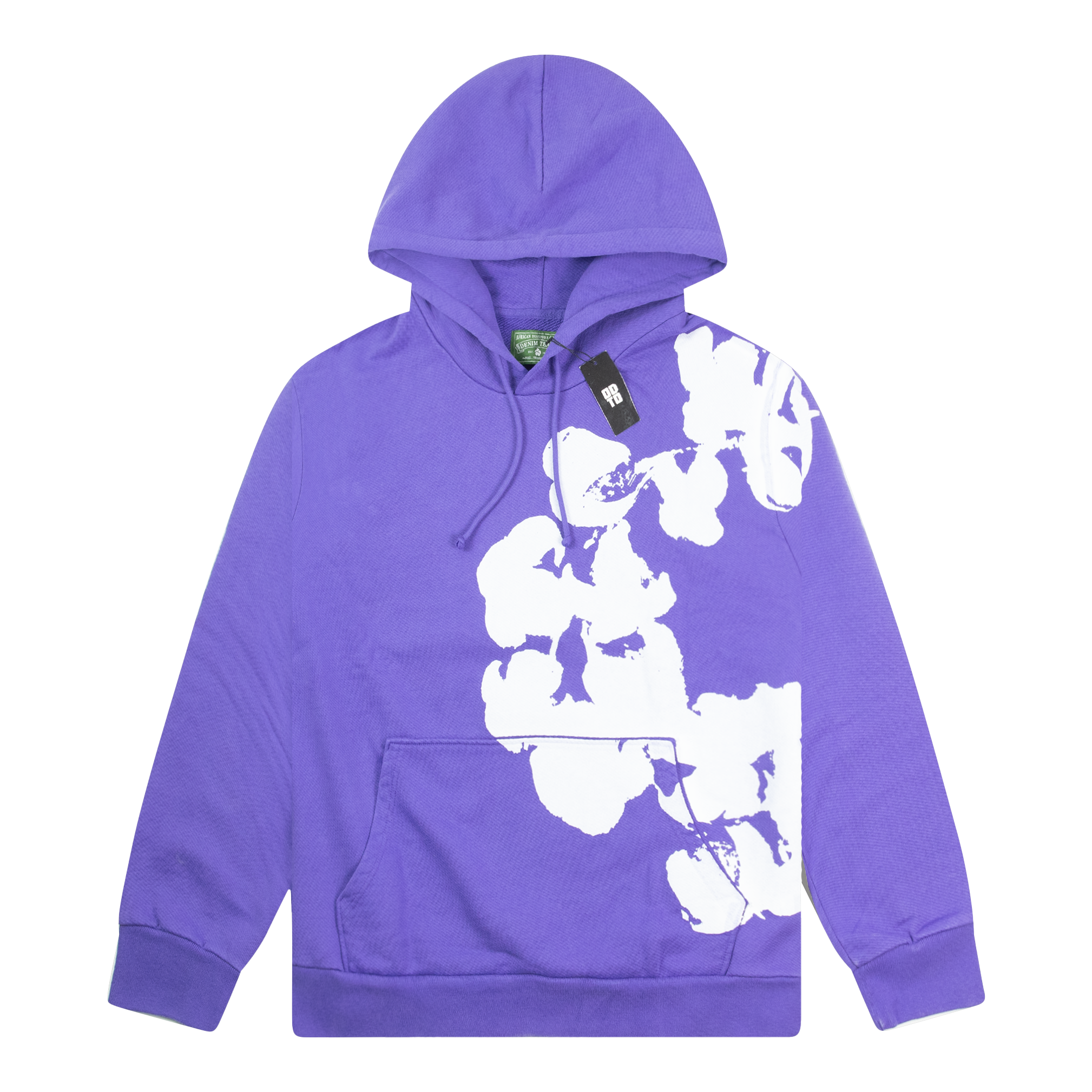 DENIM TEARS BIG COTTON WREATH HOODIE PURPLE – ODTO