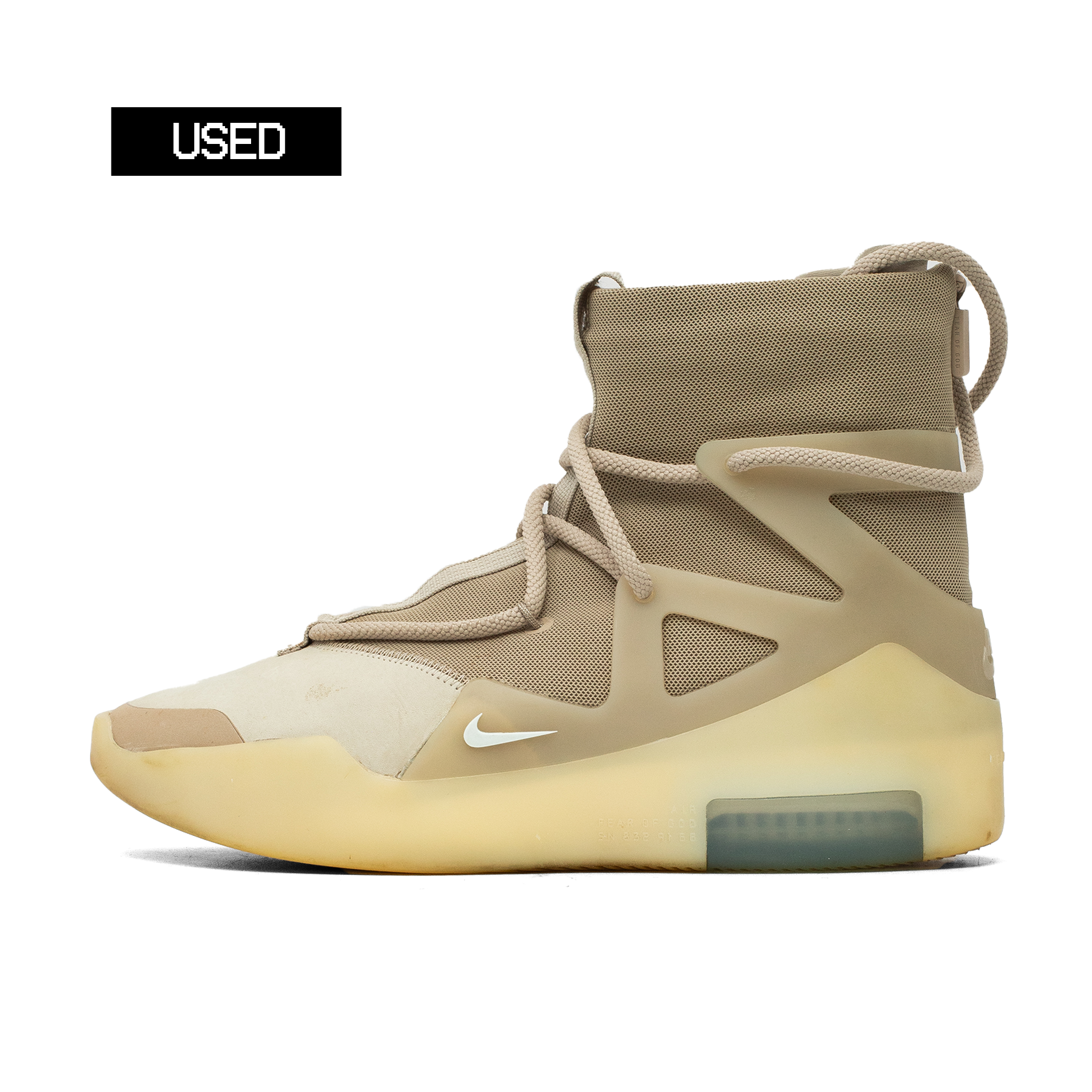 NIKE AIR FEAR OF GOD OATMEAL [USED SIZE 9] – ODTO