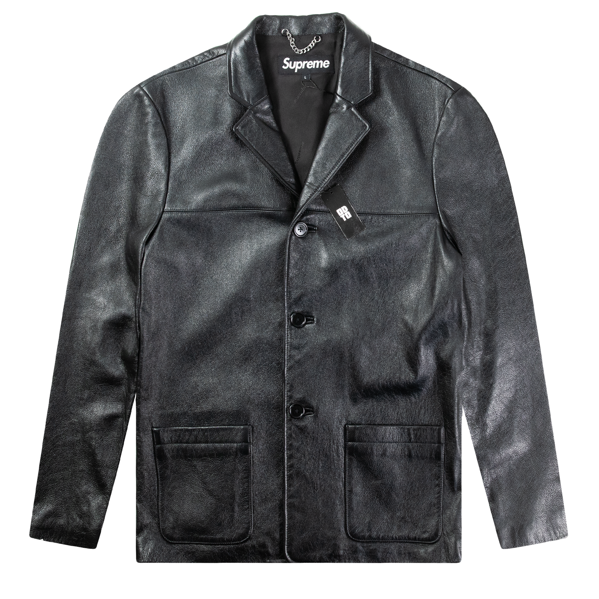 Drip Supreme Black Coat SUPREME LEATHER CAR COAT BLACK – ODTO