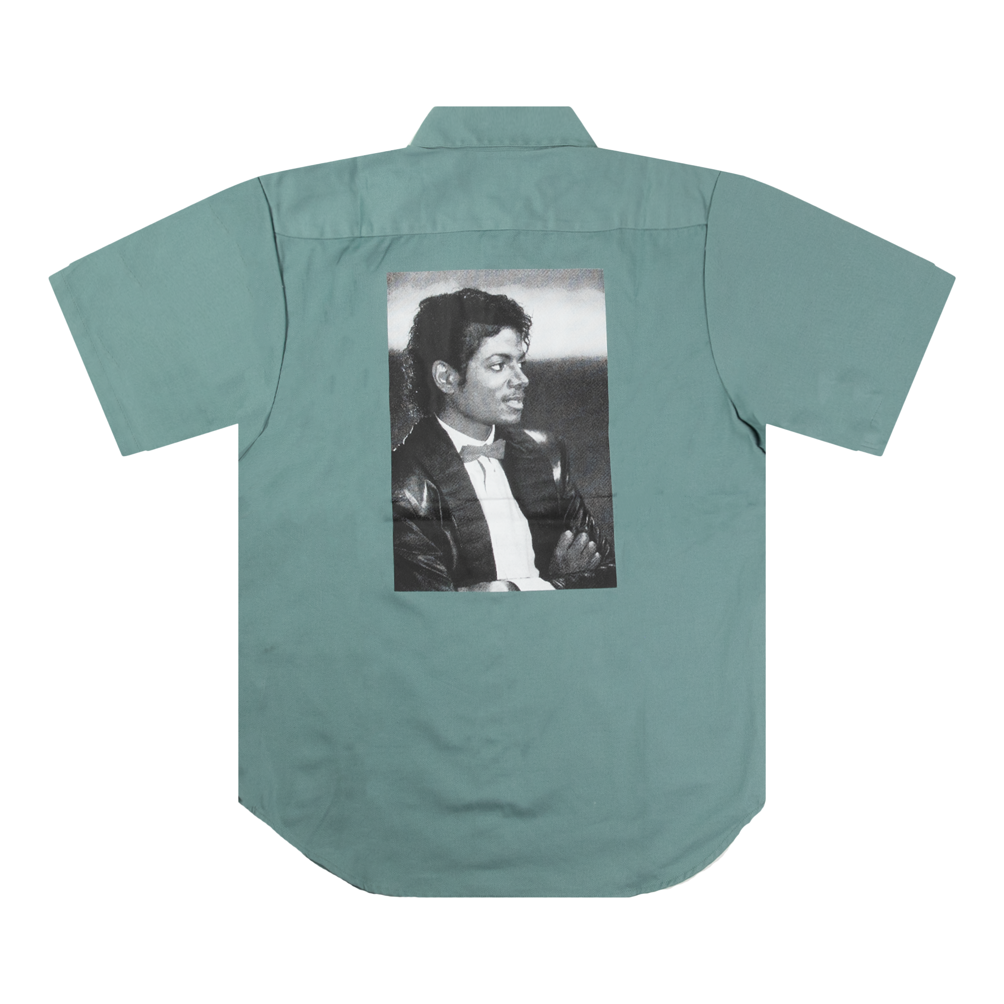 SUPREME MICHAEL JACKSON S/S WORK SHIRT GREEN – ODTO