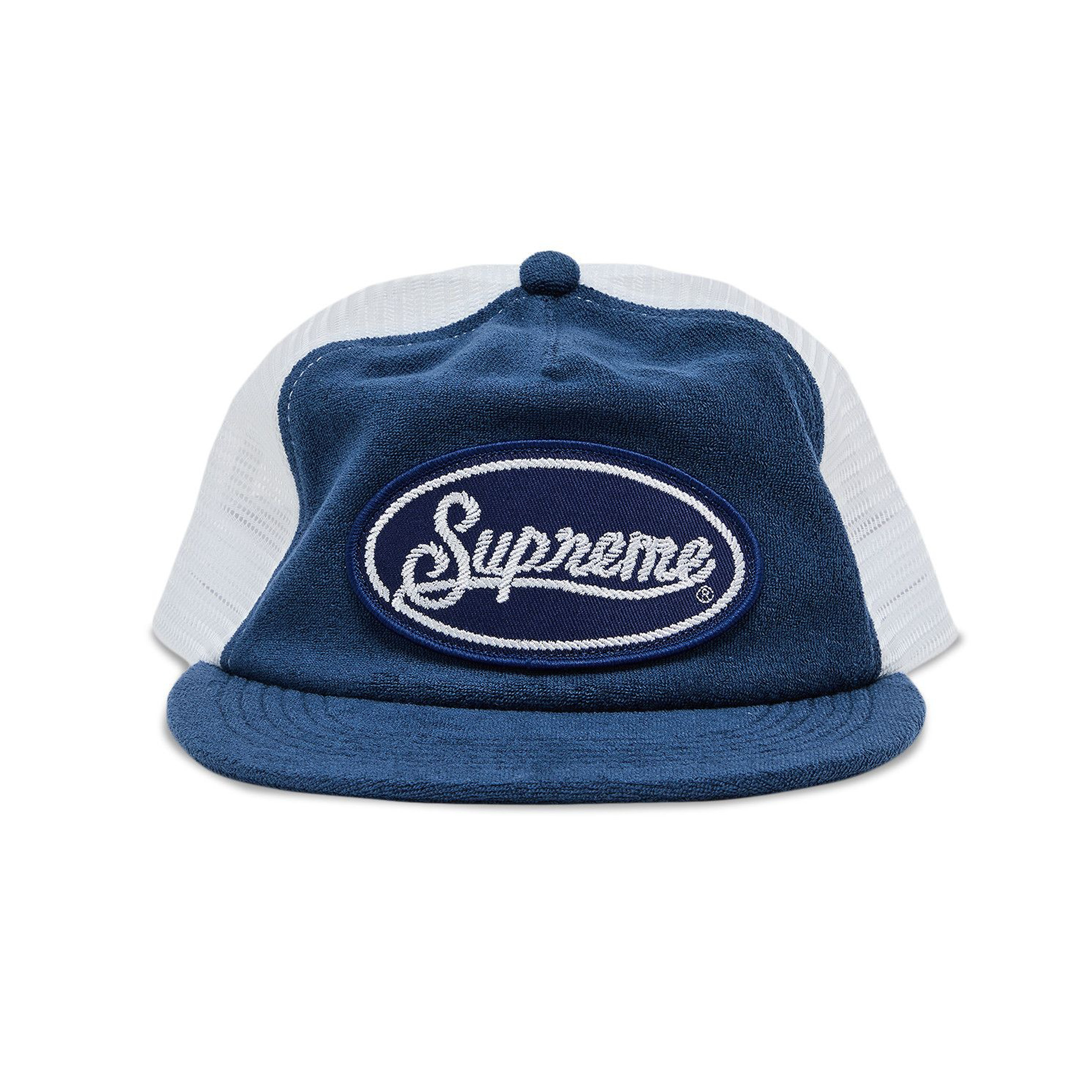 SUPREME TERRY MESH BACK 5 PANEL BLUE – ODTO
