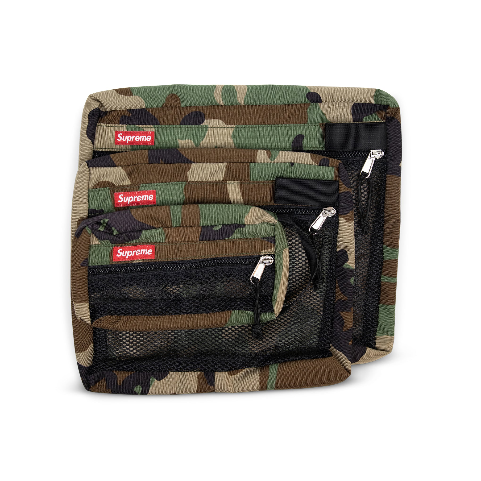 SUPREME MESH ORGANIZER BAGS CAMO