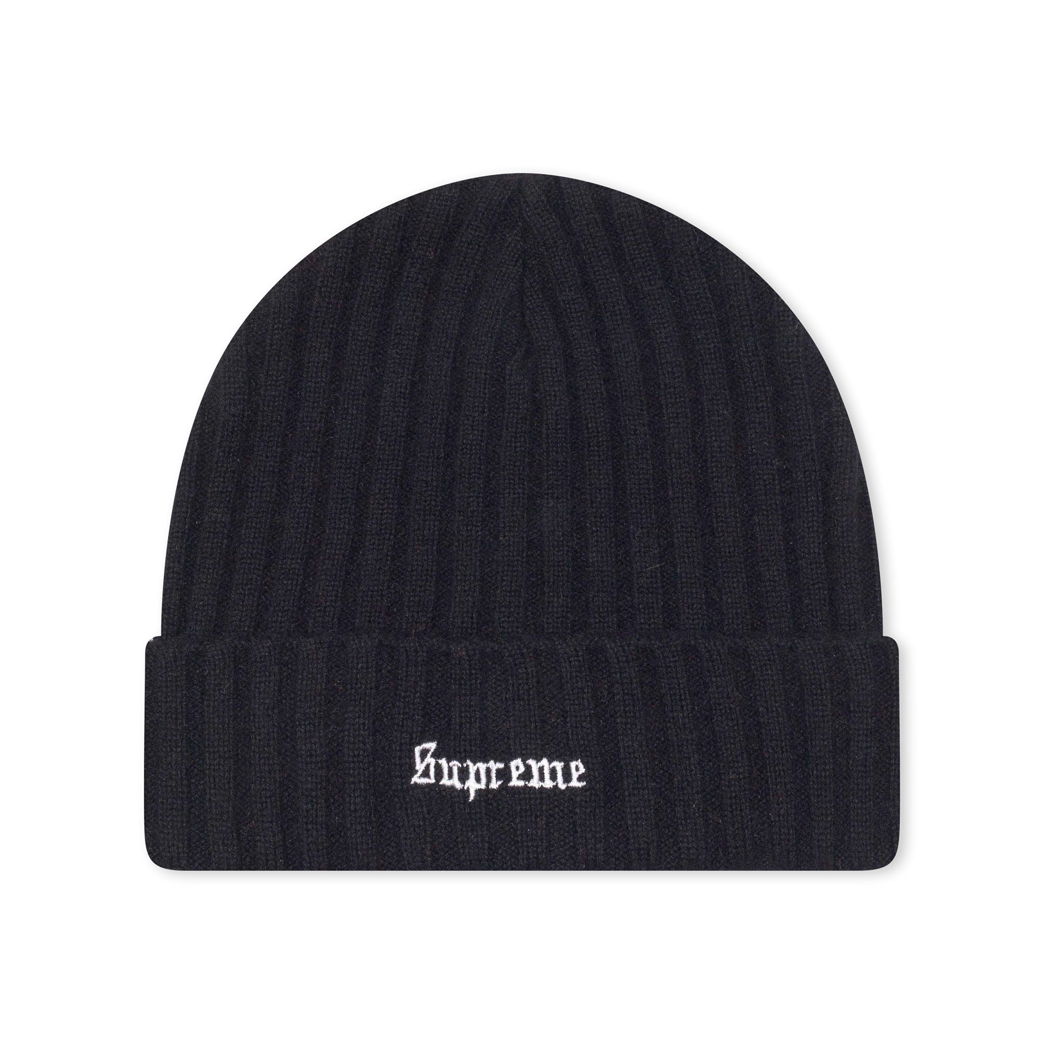 SUPREME CASHMERE BEANIE BLACK