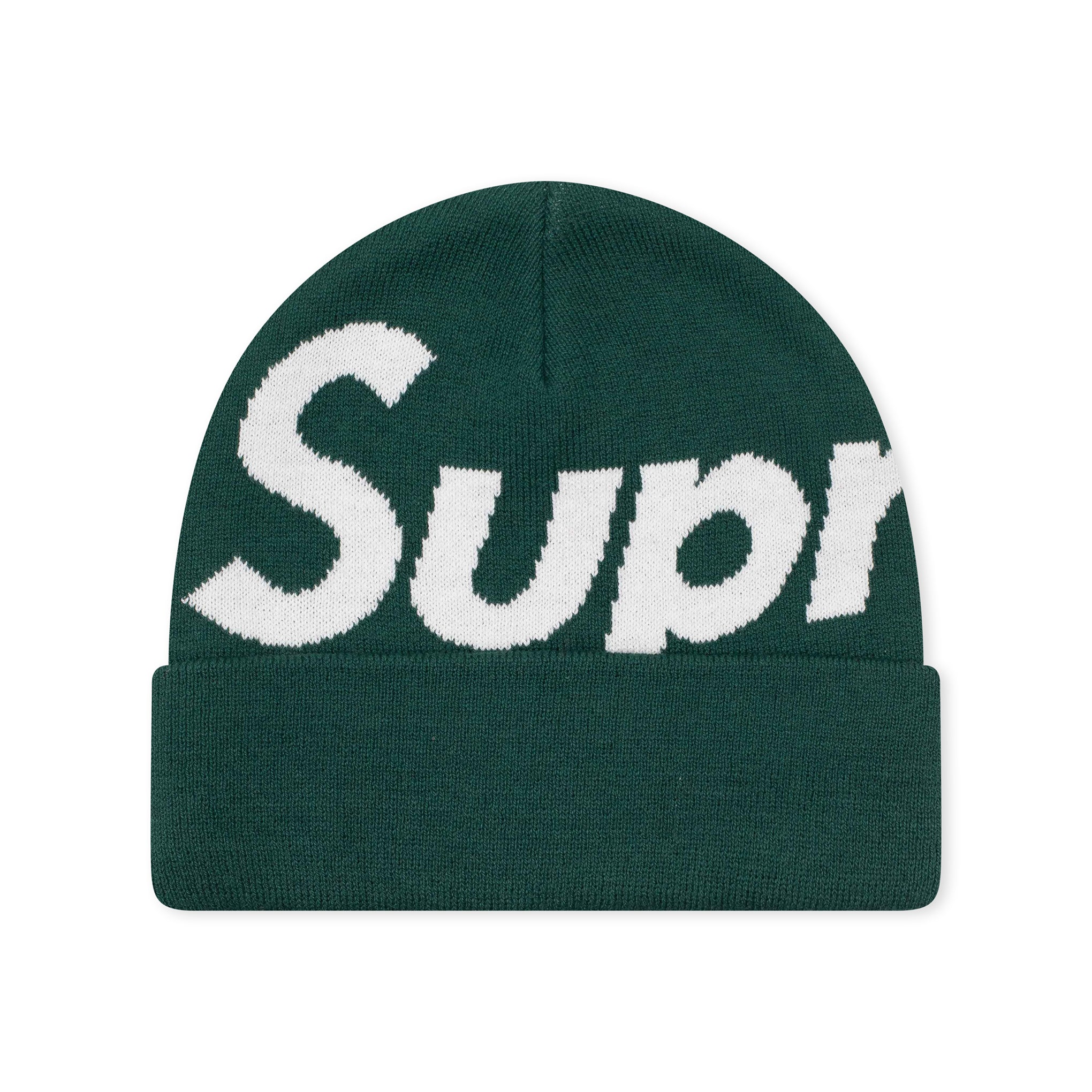 supreme big logo beanie-