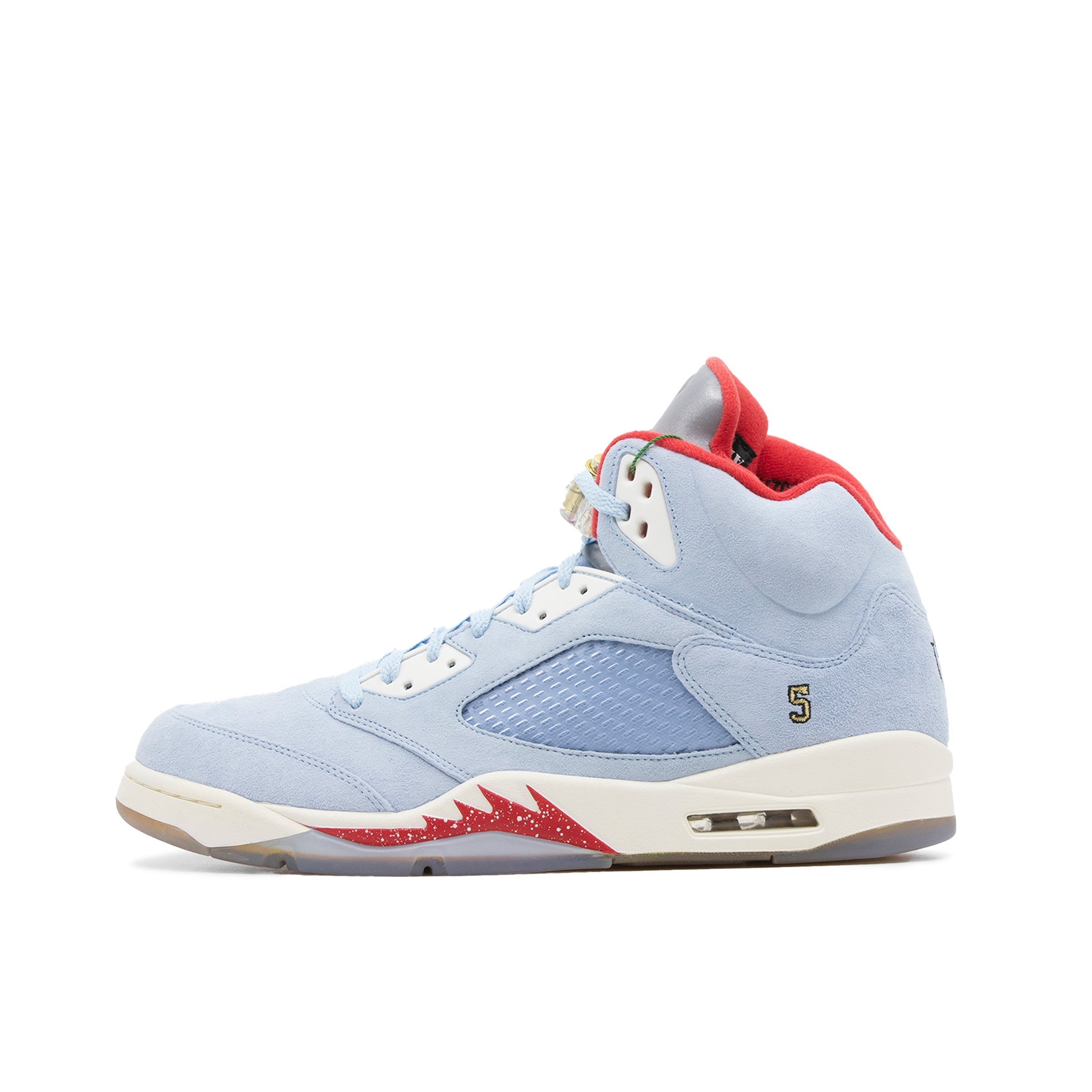 Jordan 5 ice blue sale trophy room