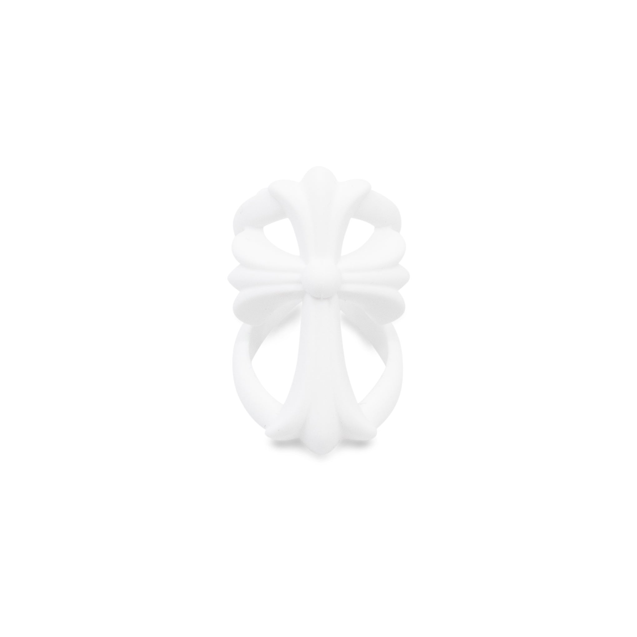 Silicone chrome discount hearts ring