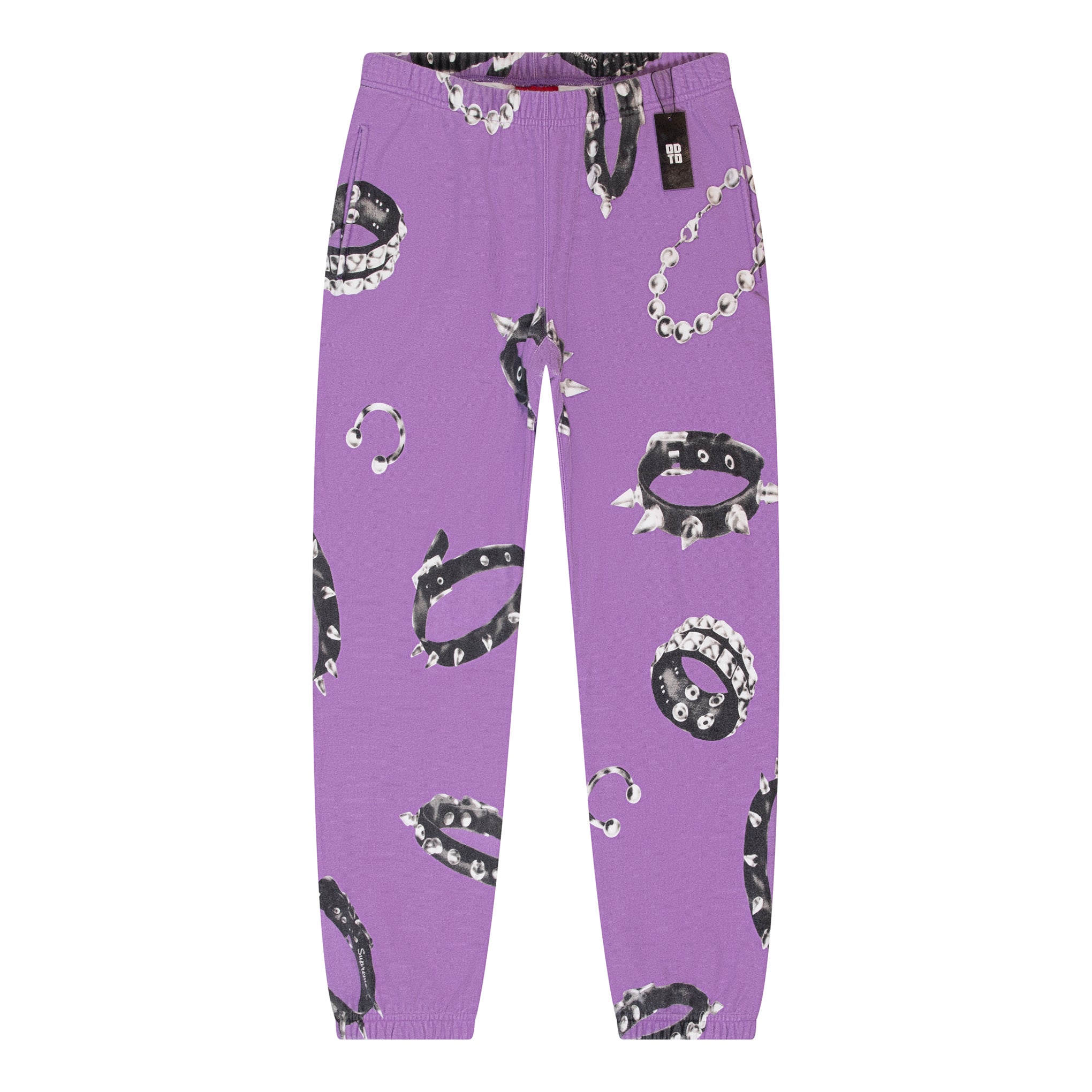 SUPREME STUDDED COLLAR SWEATPANT VIOLET