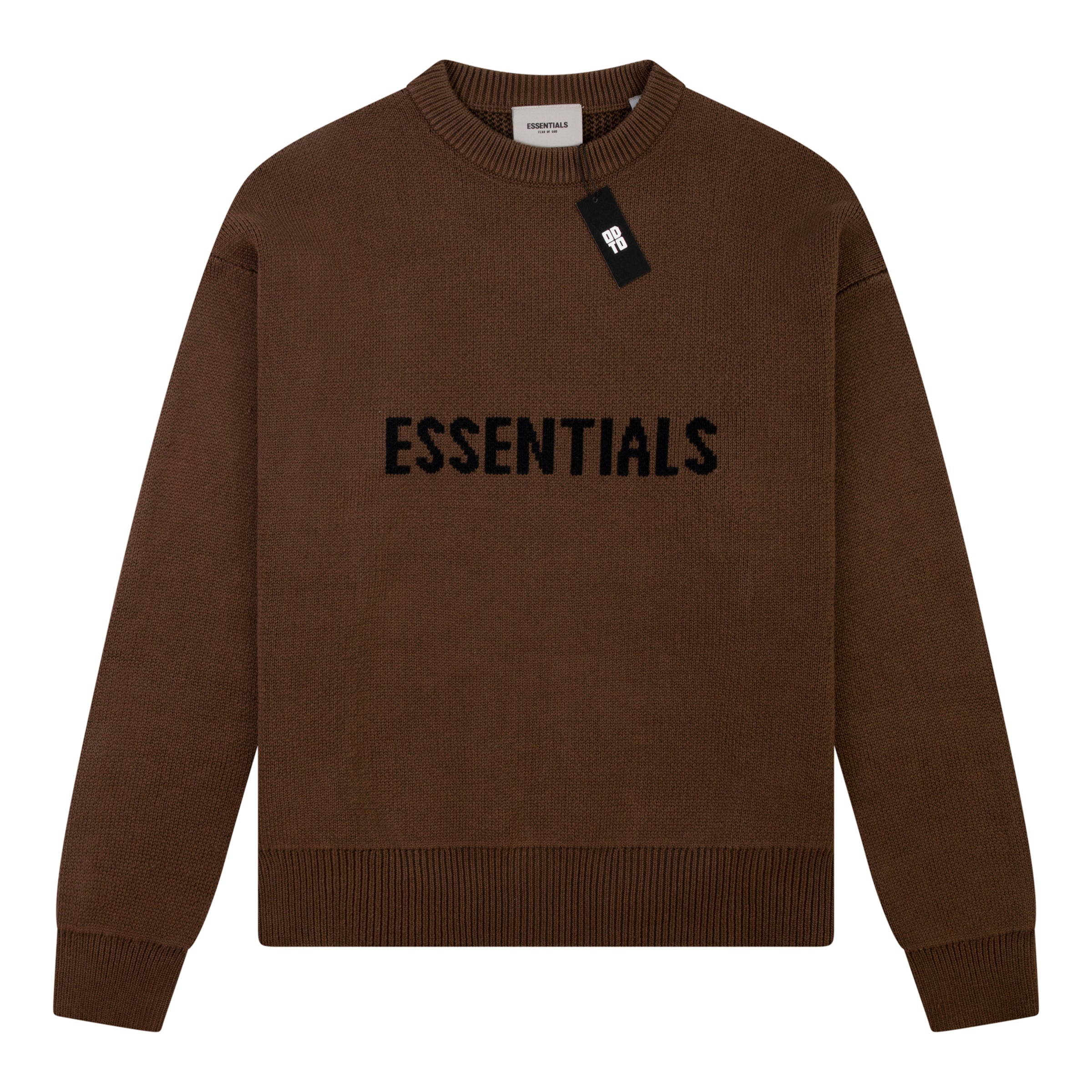 ESSENTIALS KNIT SWEATER BROWN ODTO