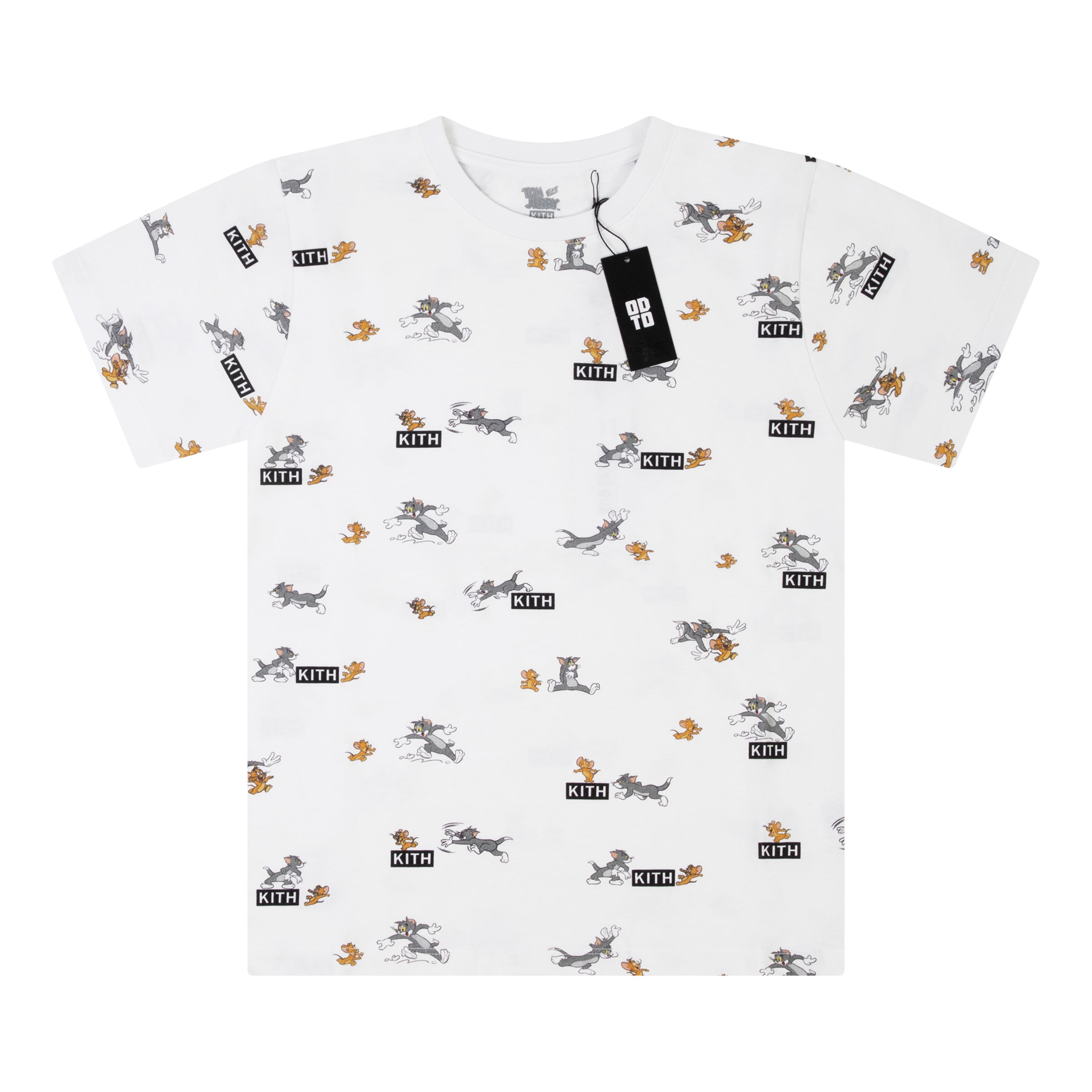 KITH KIDS TOM JERRY ALL OVER PRINT TEE