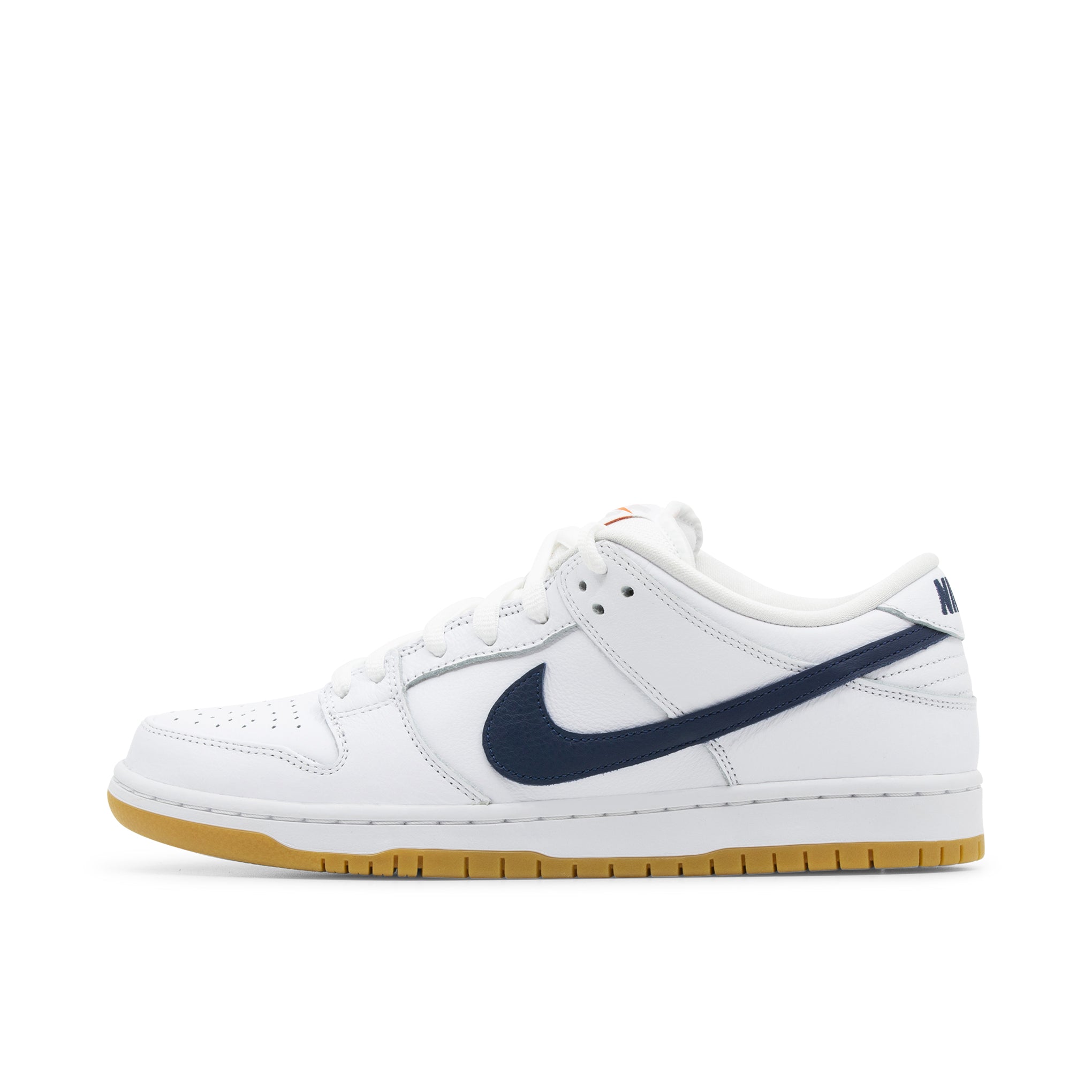 sb dunk low white navy