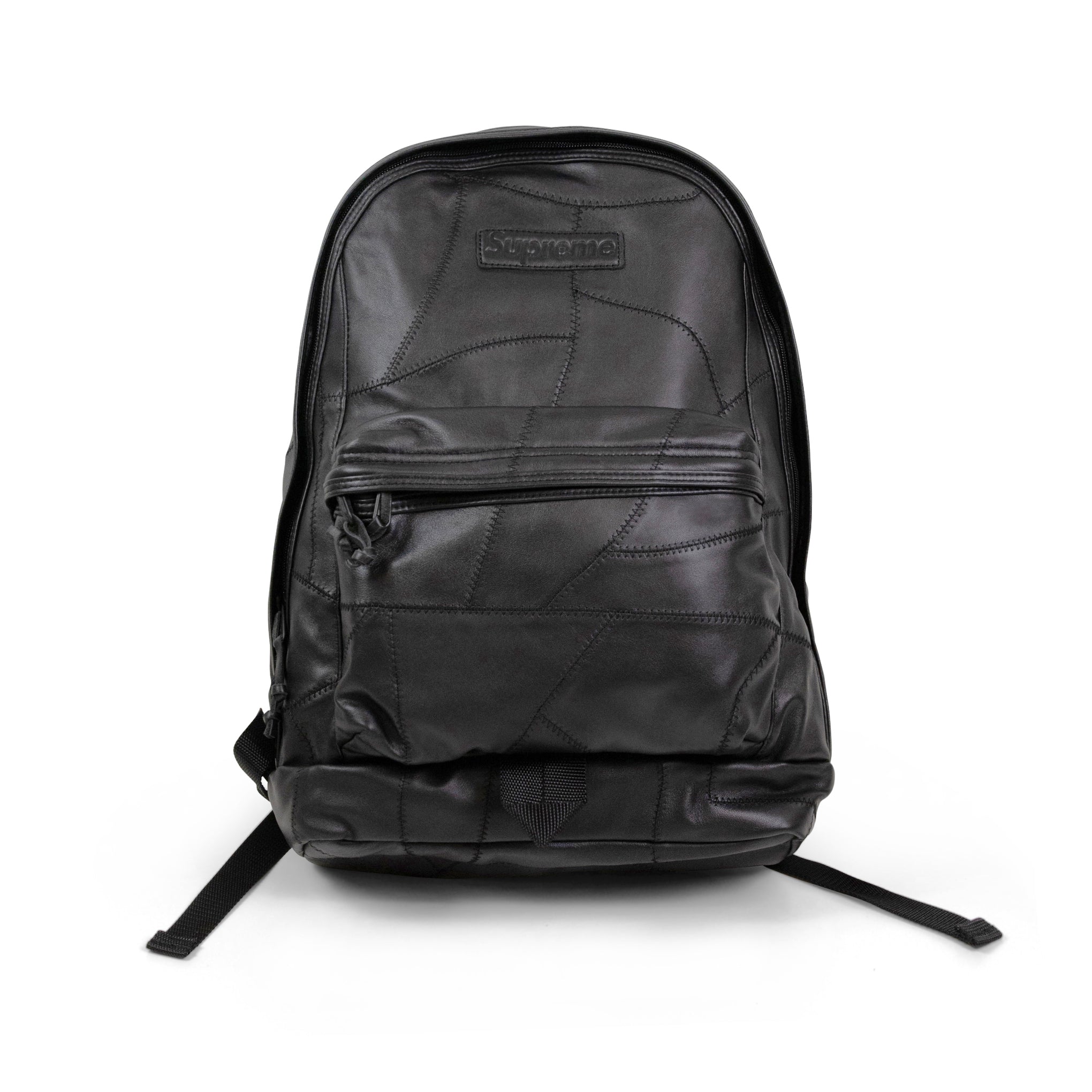 Supreme Patchwork Leather Backpack Black - Novelship