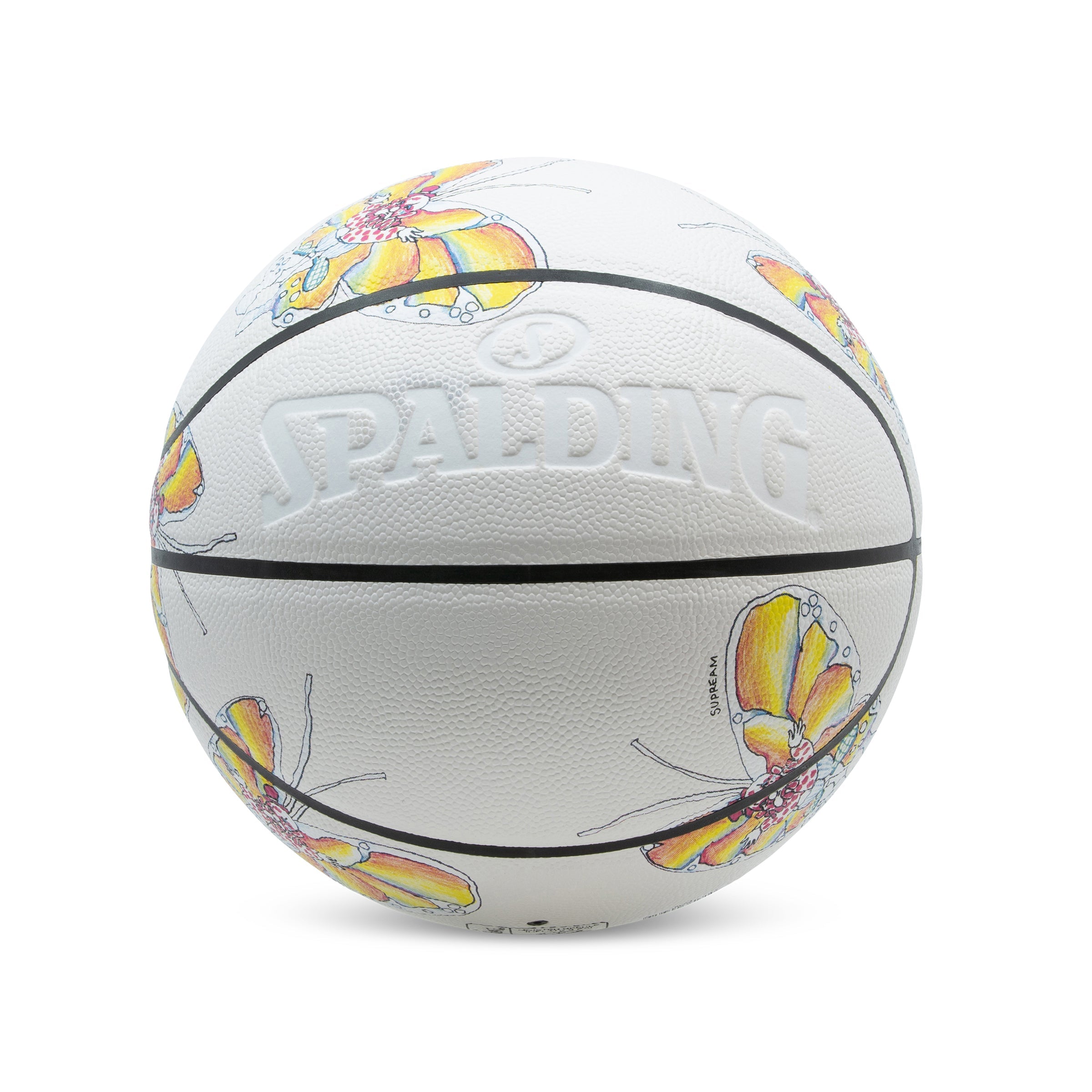 SUPREME GONZ BUTTERFLY SPALDING BASKETBALL – ODTO