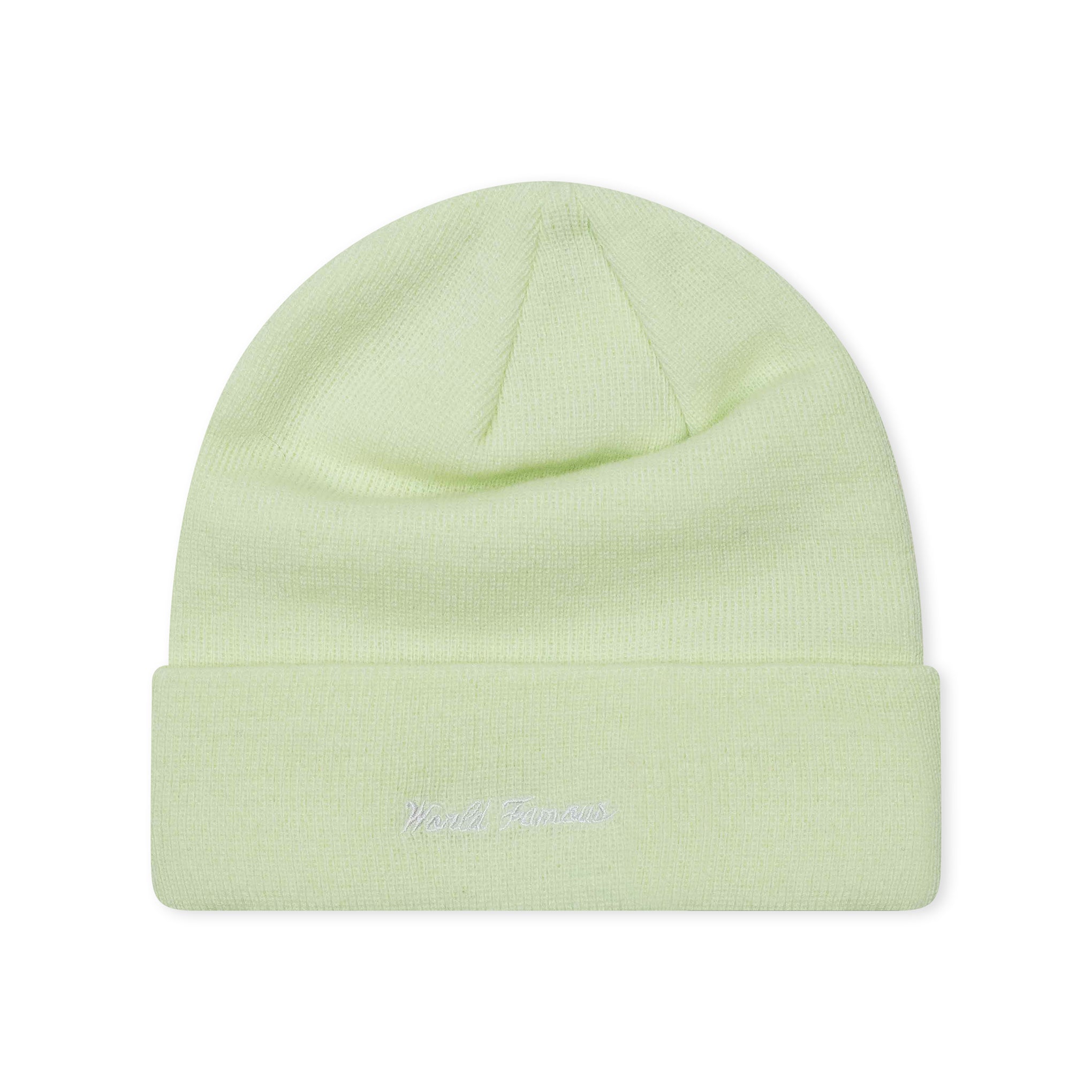 SUPREME NEW ERA BOX LOGO BEANIE PALE LIME (FW17)