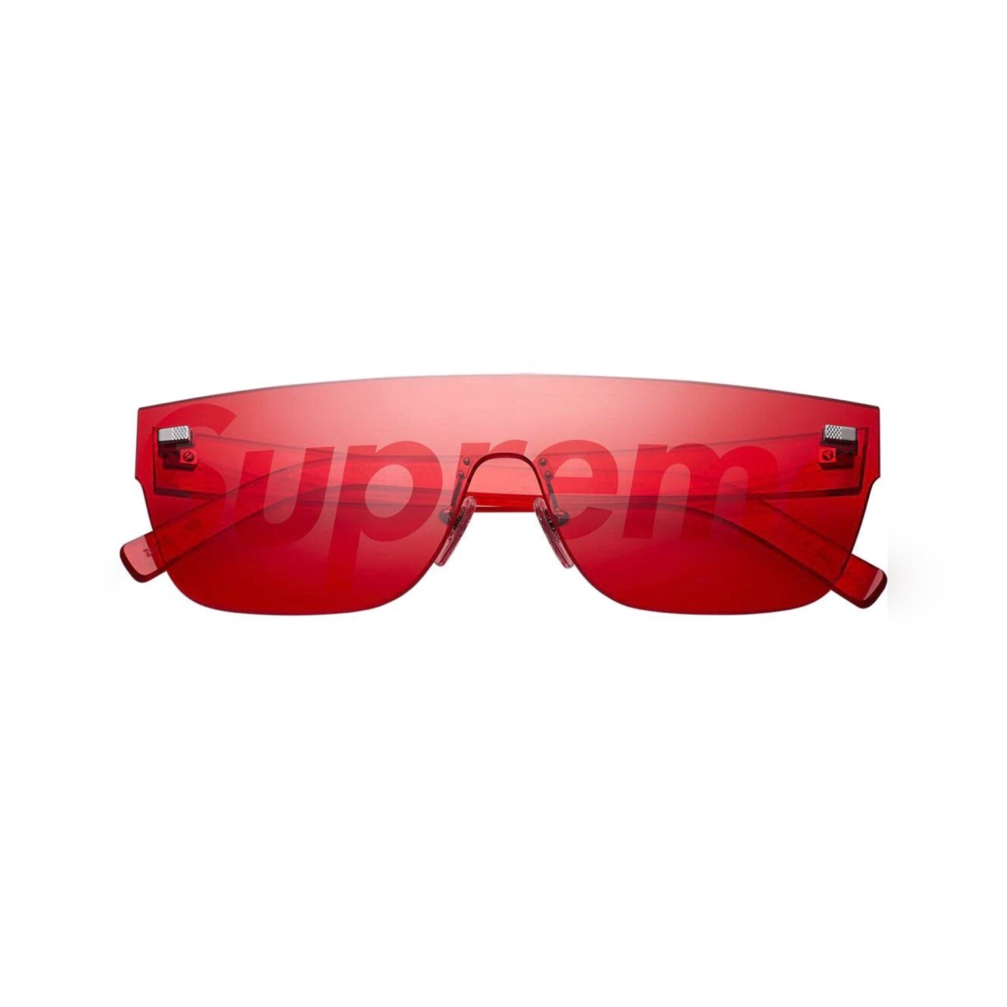 LOUIS VUITTON SUPREME CITY MASK SP SUNGLASSES RED