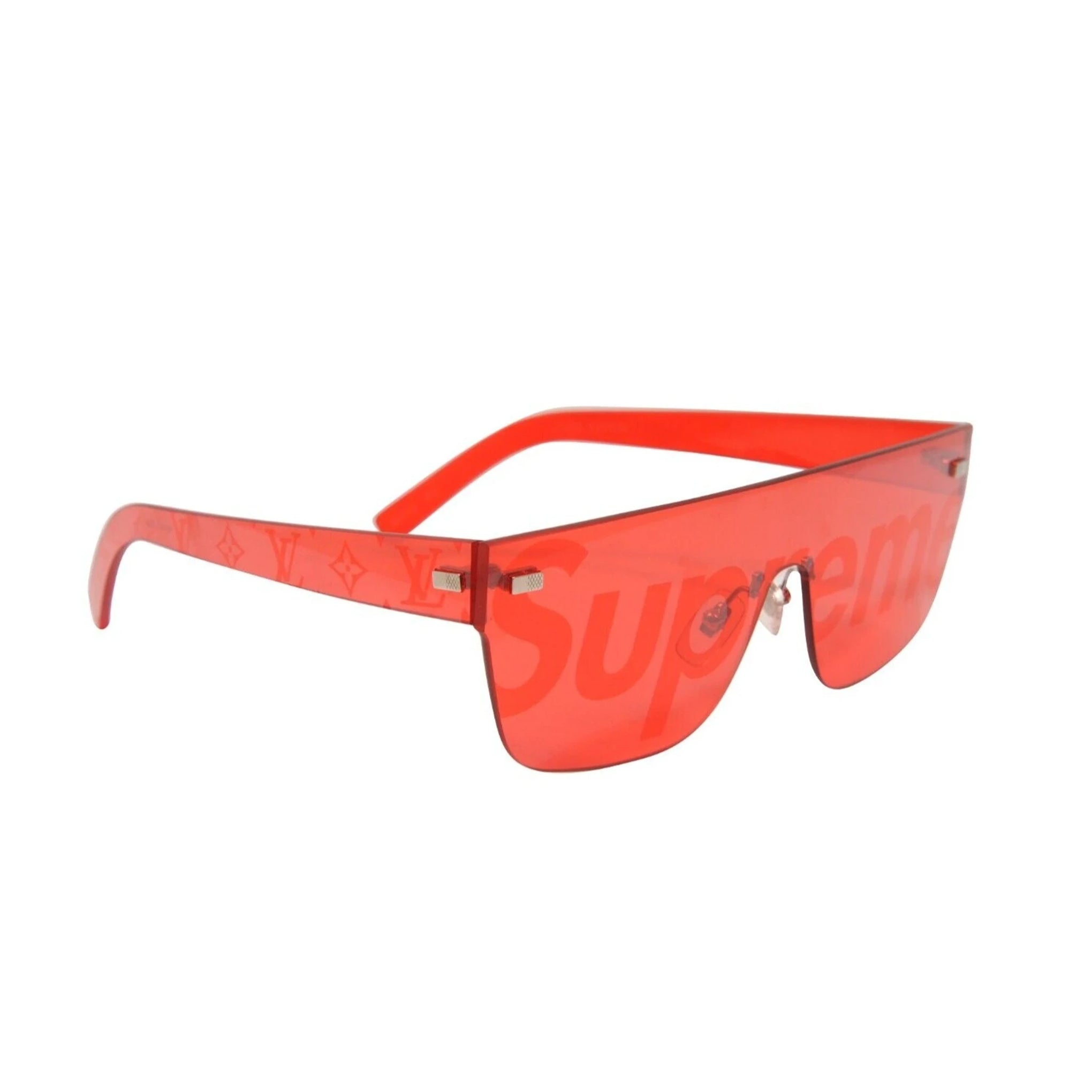 LOUIS VUITTON SUPREME CITY MASK SP SUNGLASSES RED