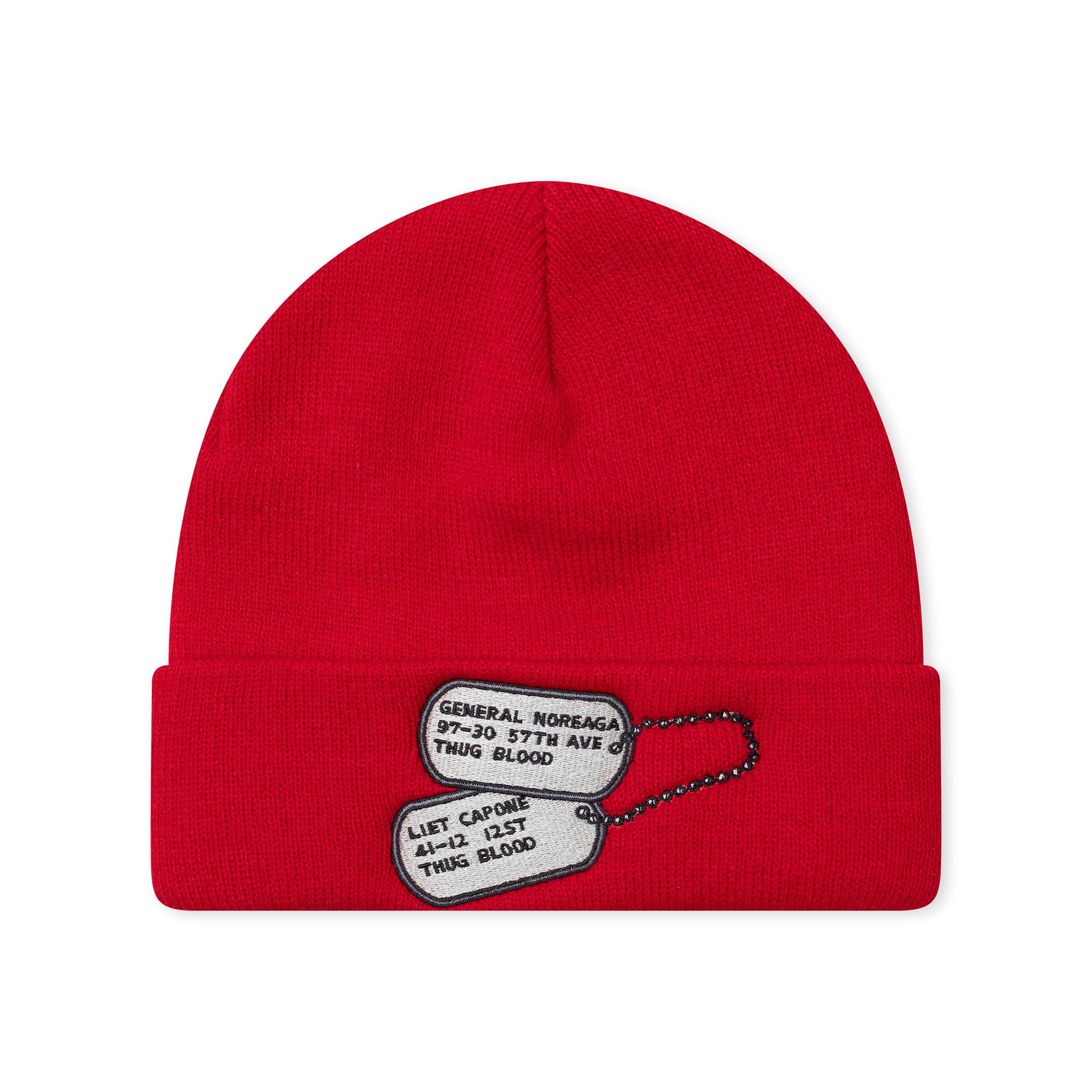 SUPREME CNN THE WAR REPORT BEANIE RED