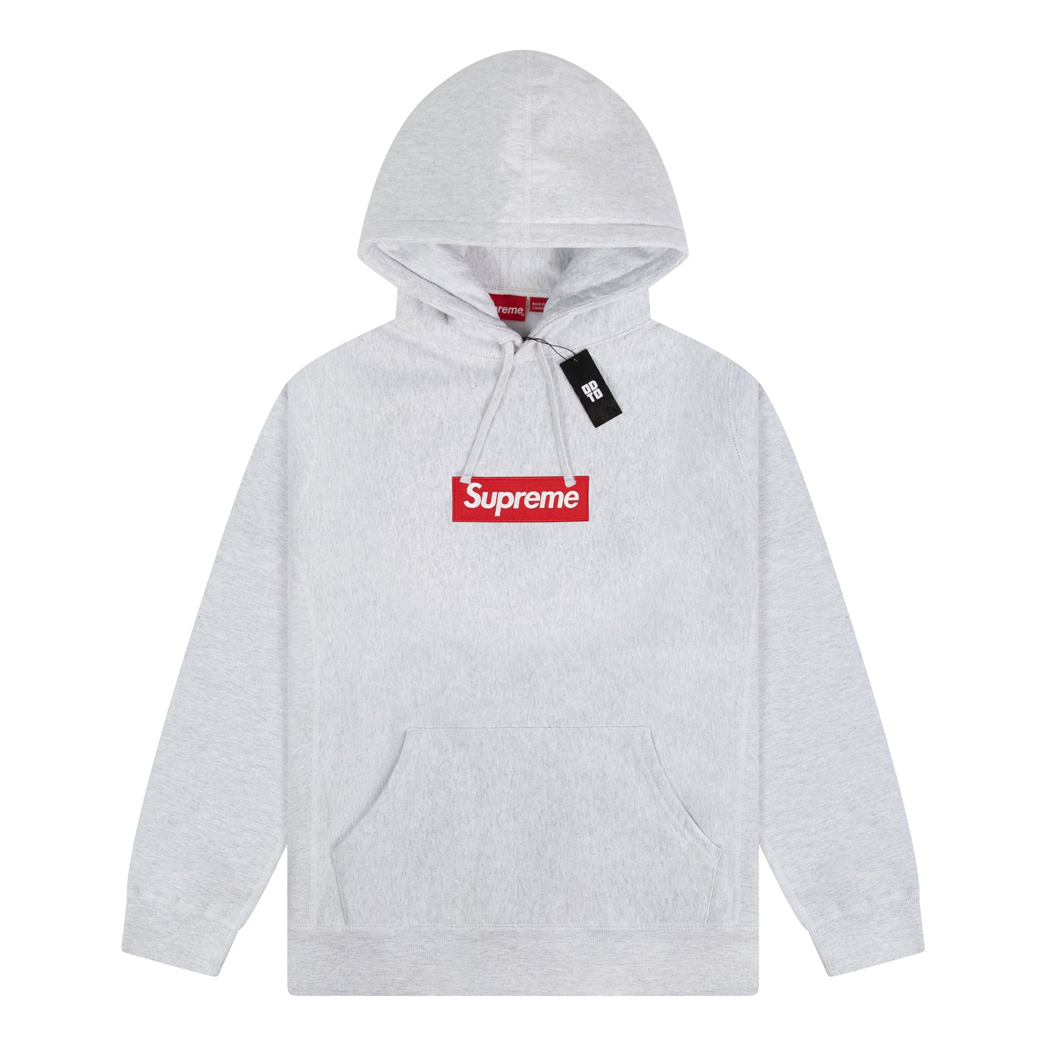 SUPREME BOX LOGO HOODIE GREY (FW16)