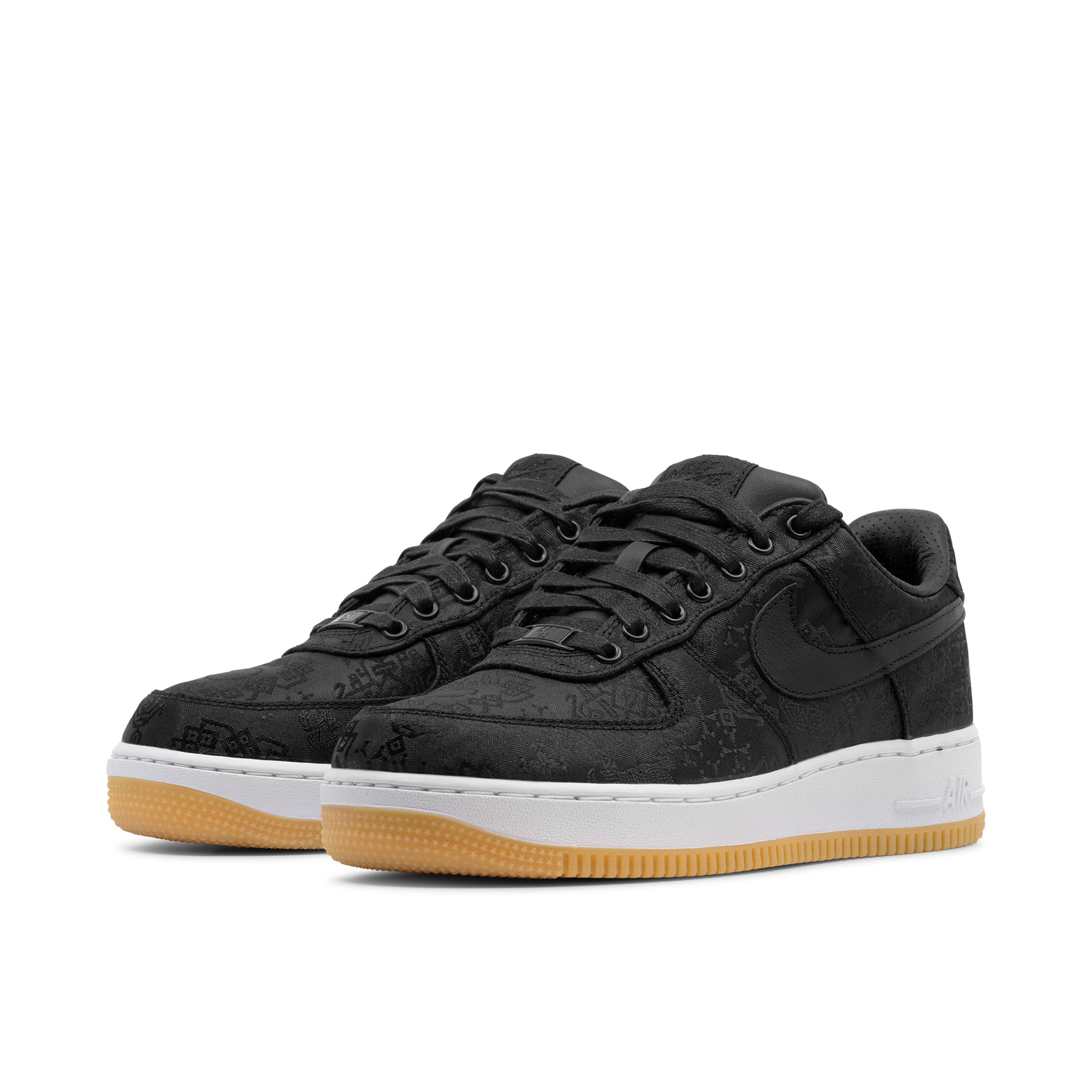 clot black silk af1