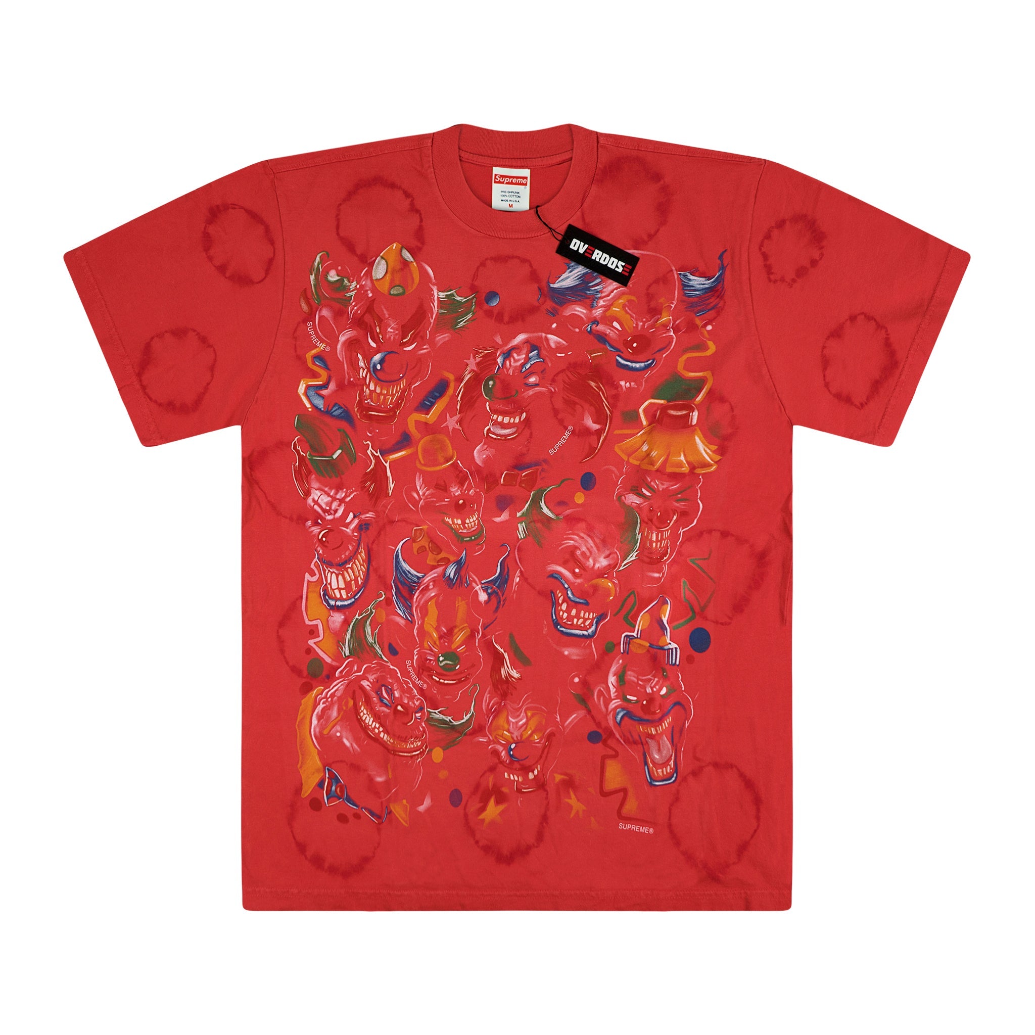 SUPREME CLOWNS TEE RED