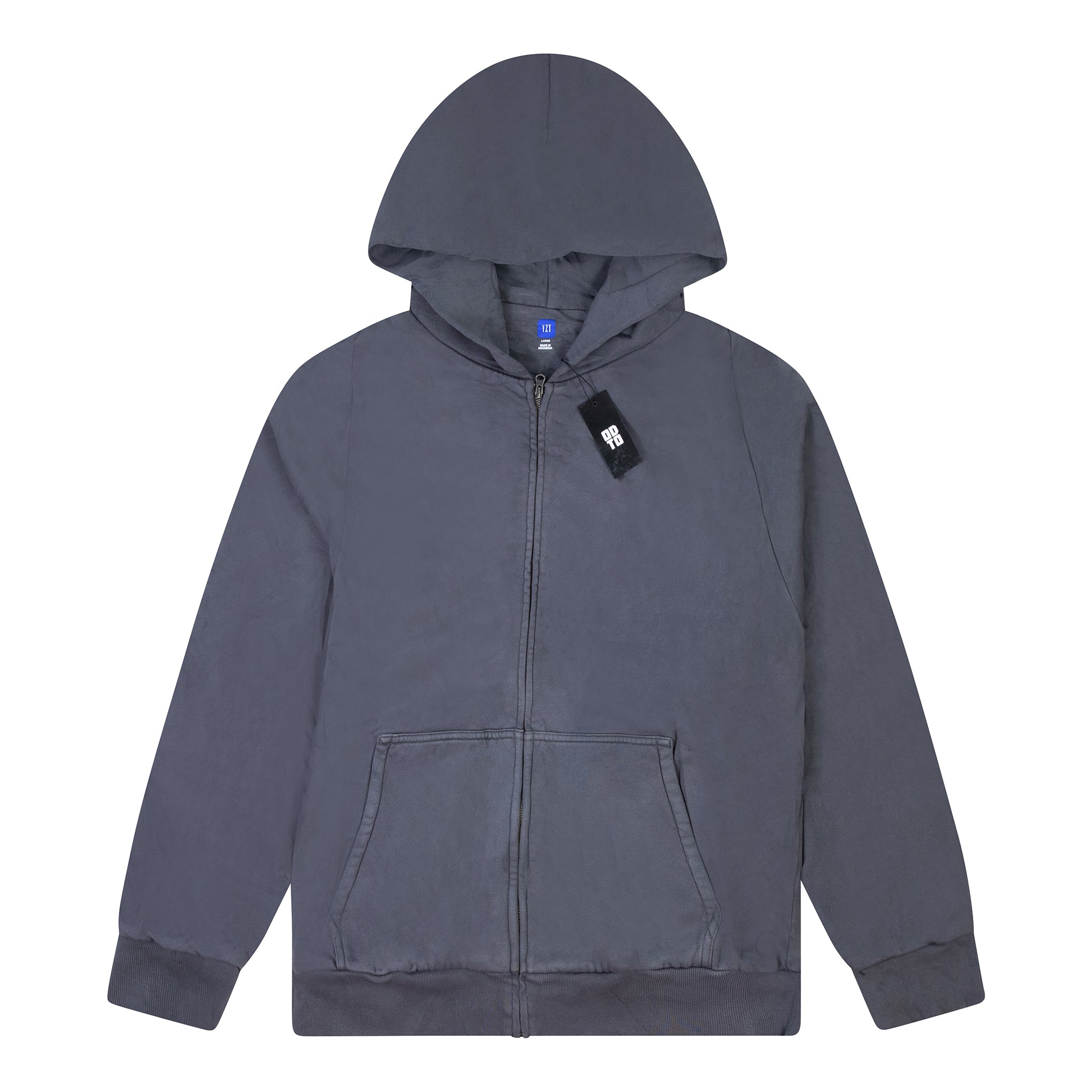 YEEZY GAP ZIP UP HOODIE DARK GREY