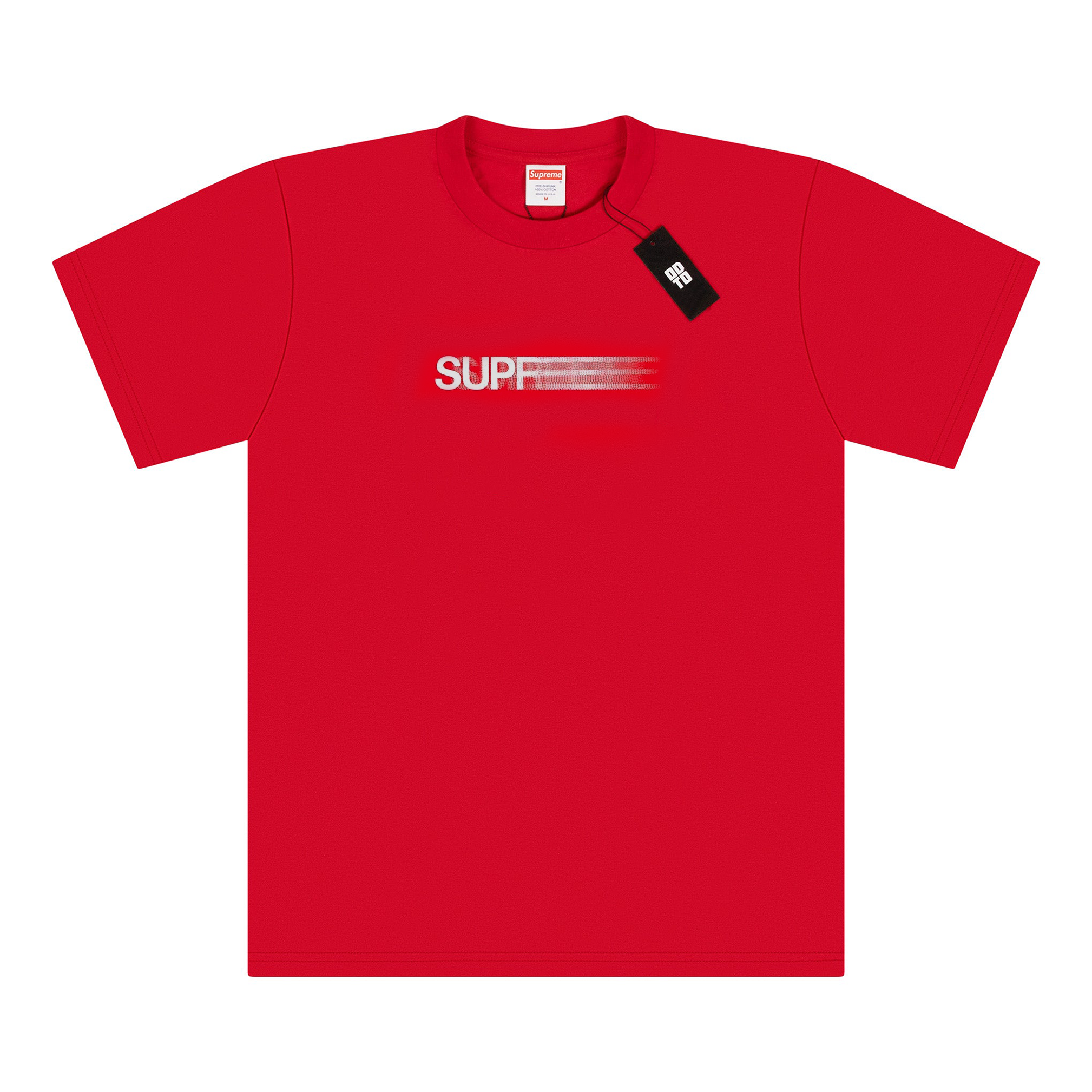 SUPREME MOTION LOGO TEE RED