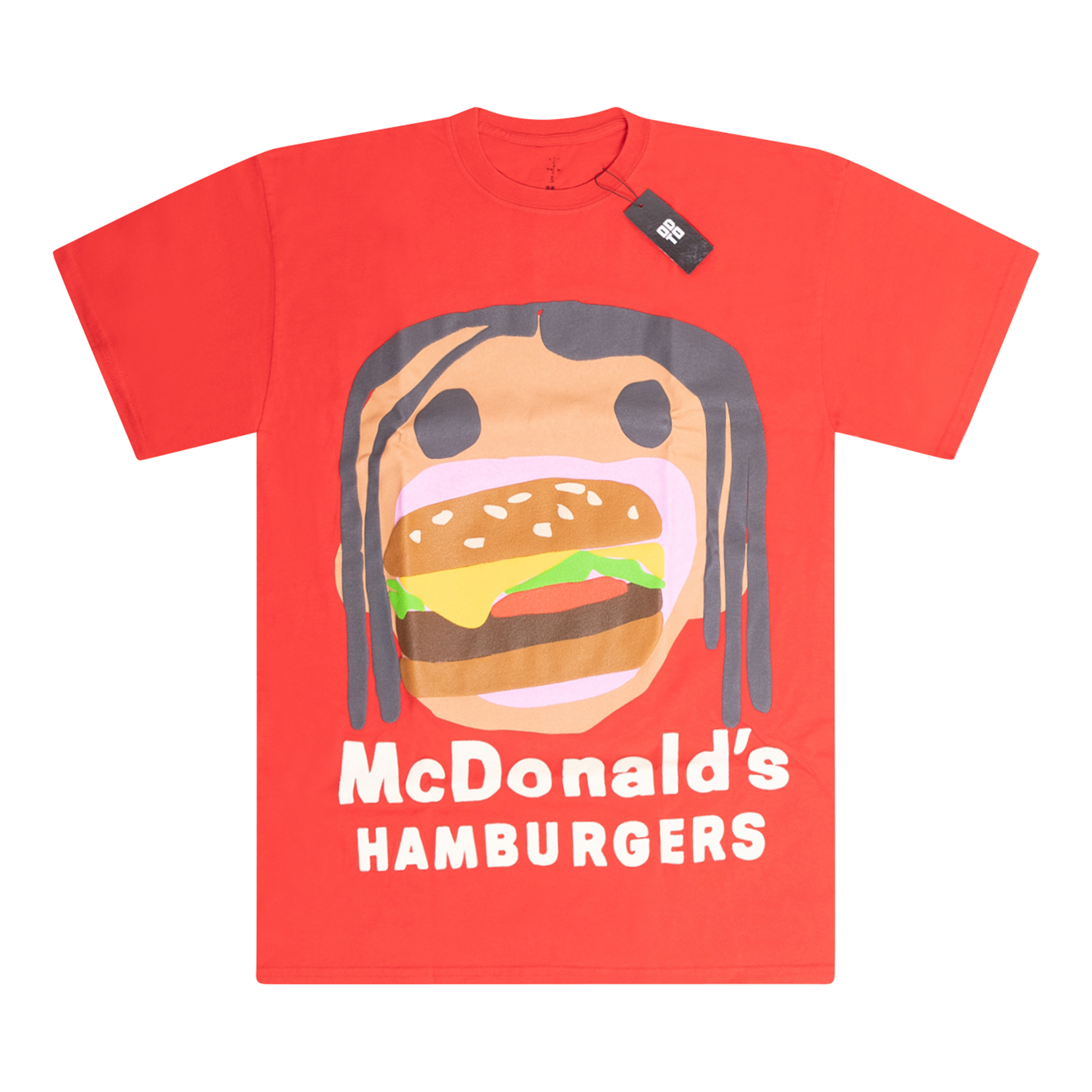 CACTUS JACK CPFM BURGER MOUTH TEE RED