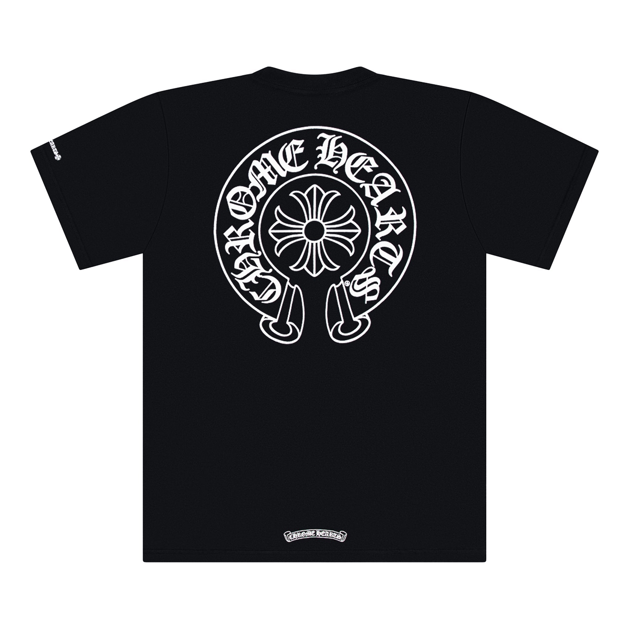 CHROME HEARTS HORSESHOE POCKET TEE BLACK