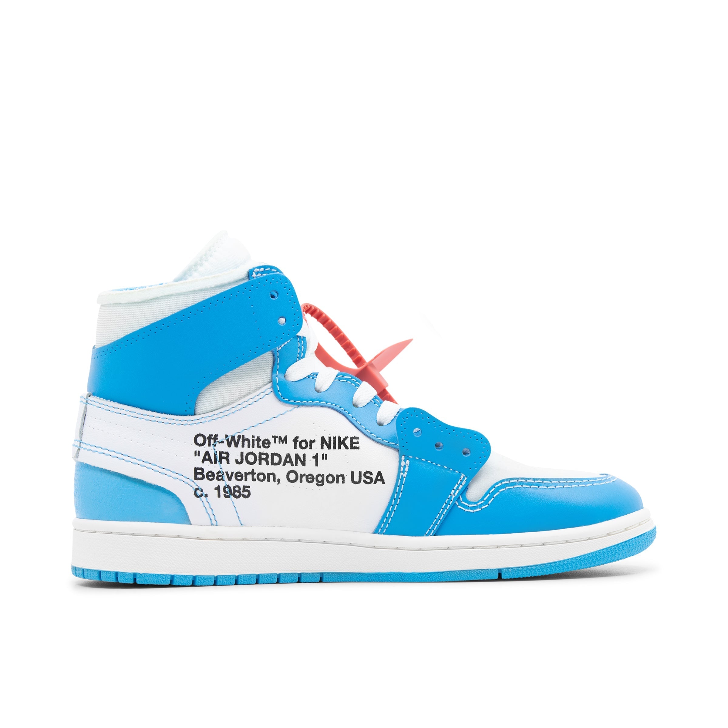 AIR JORDAN 1 HIGH OFF WHITE UNIVERSITY BLUE ODTO