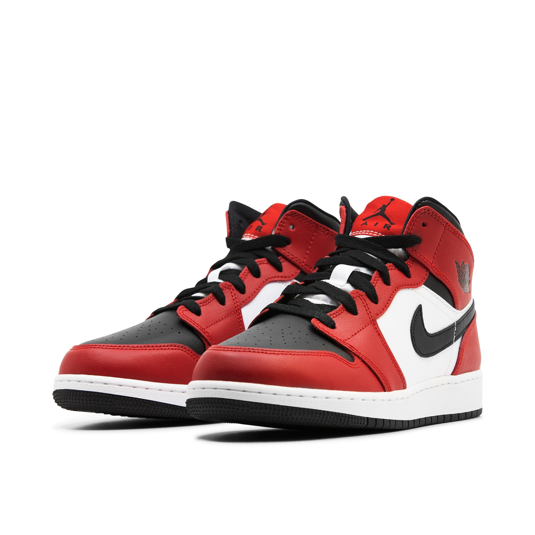 AIR JORDAN 1 MID GS CHICAGO BLACK TOE