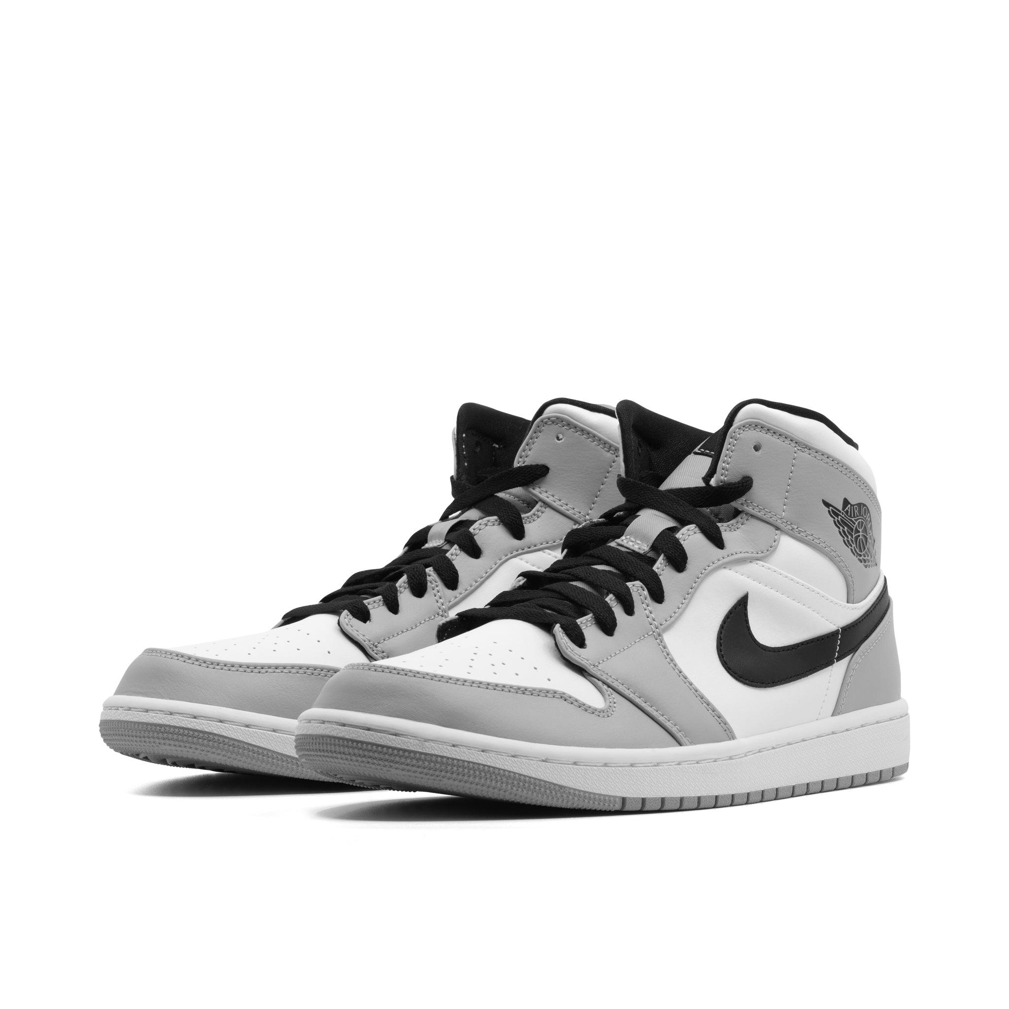 AIR JORDAN 1 MID LIGHT SMOKE GREY