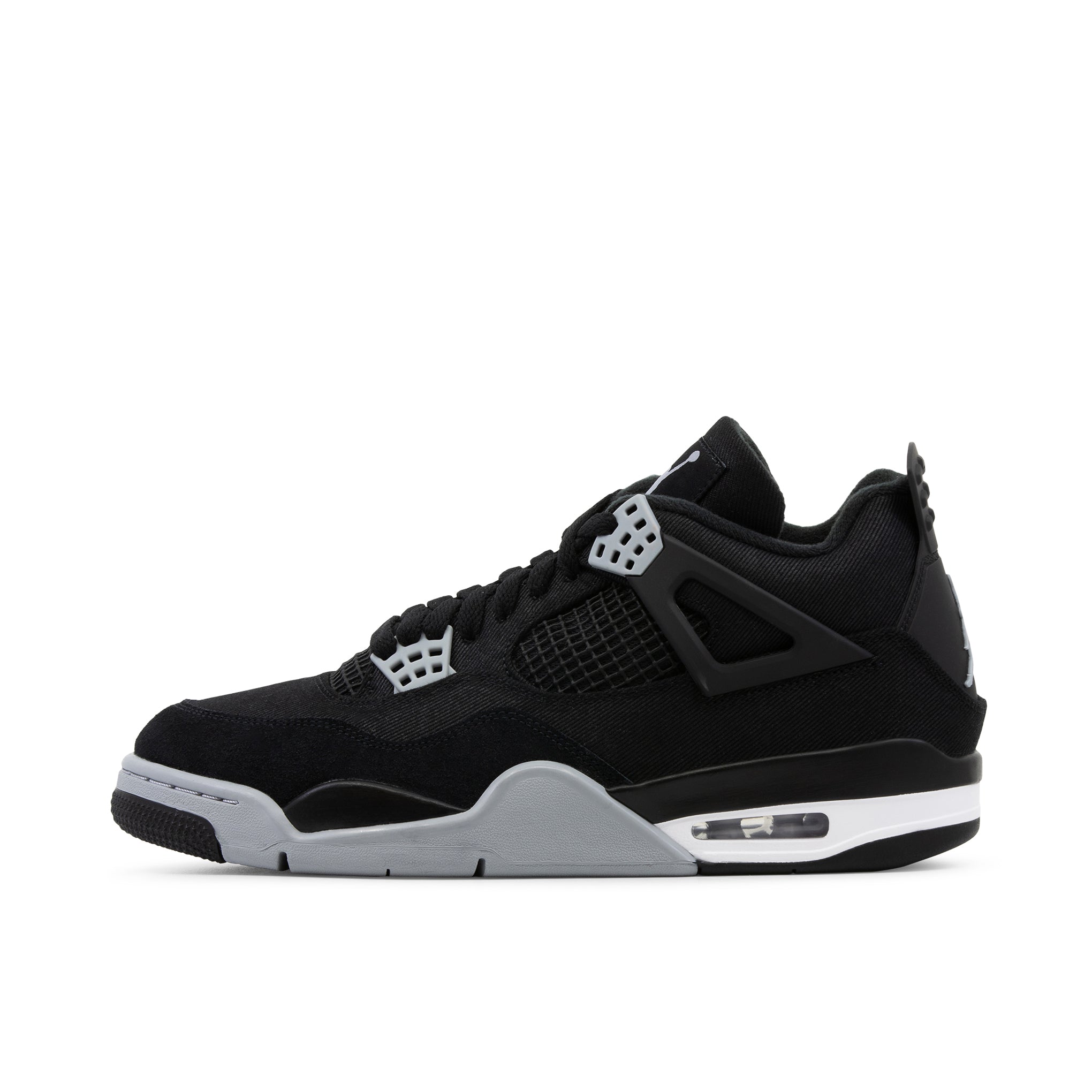 AIR JORDAN 4 BLACK CANVAS