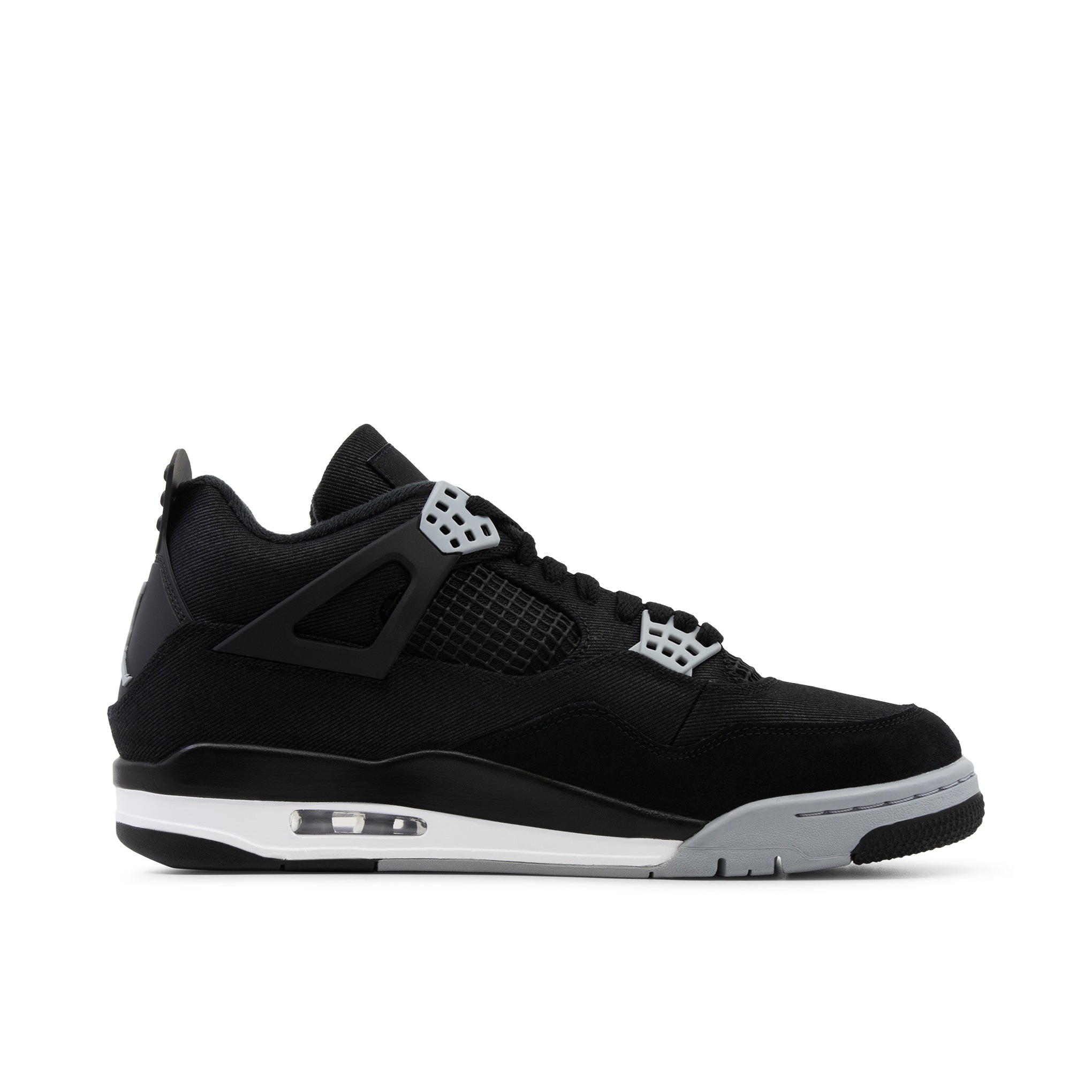 AIR JORDAN 4 BLACK CANVAS