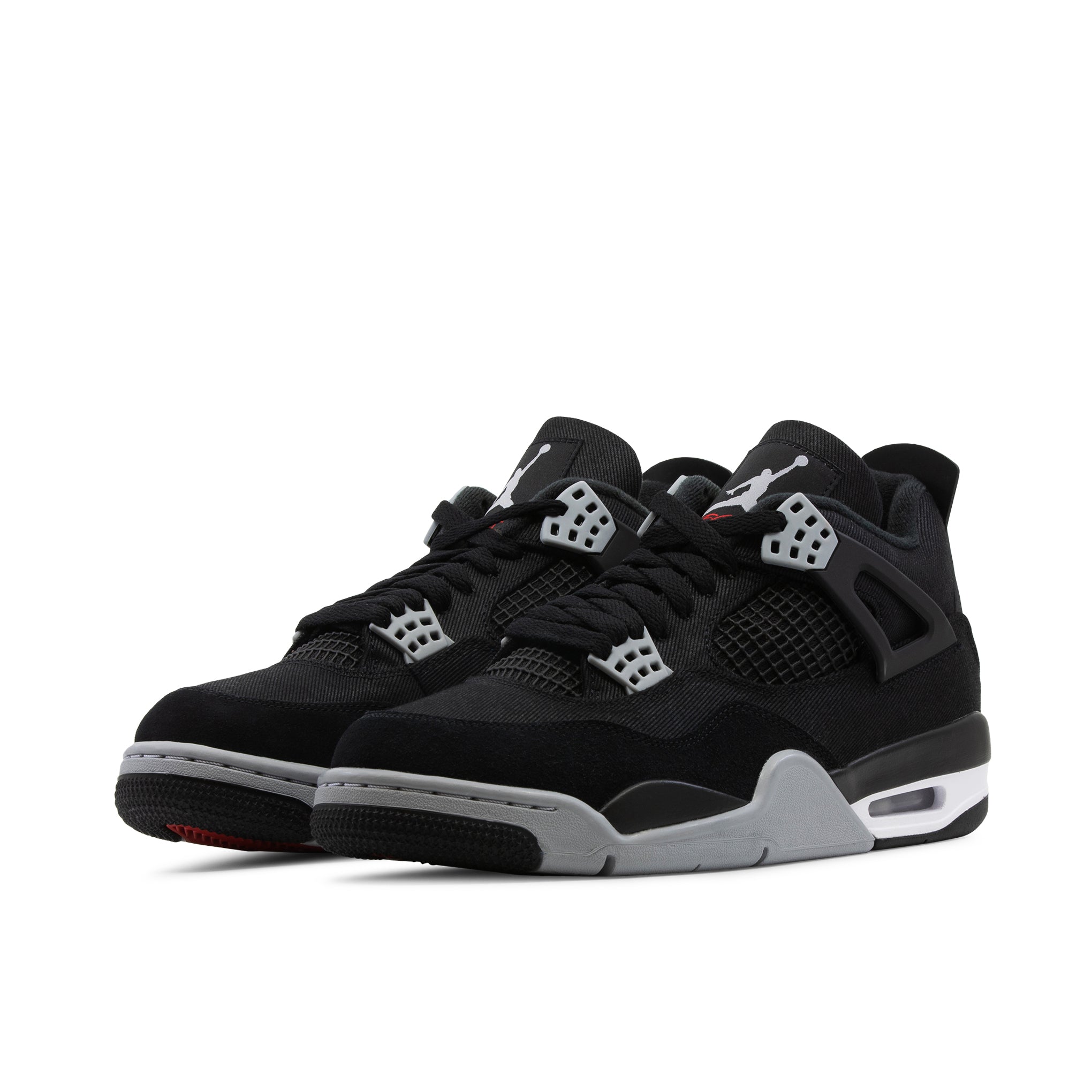 AIR JORDAN 4 BLACK CANVAS