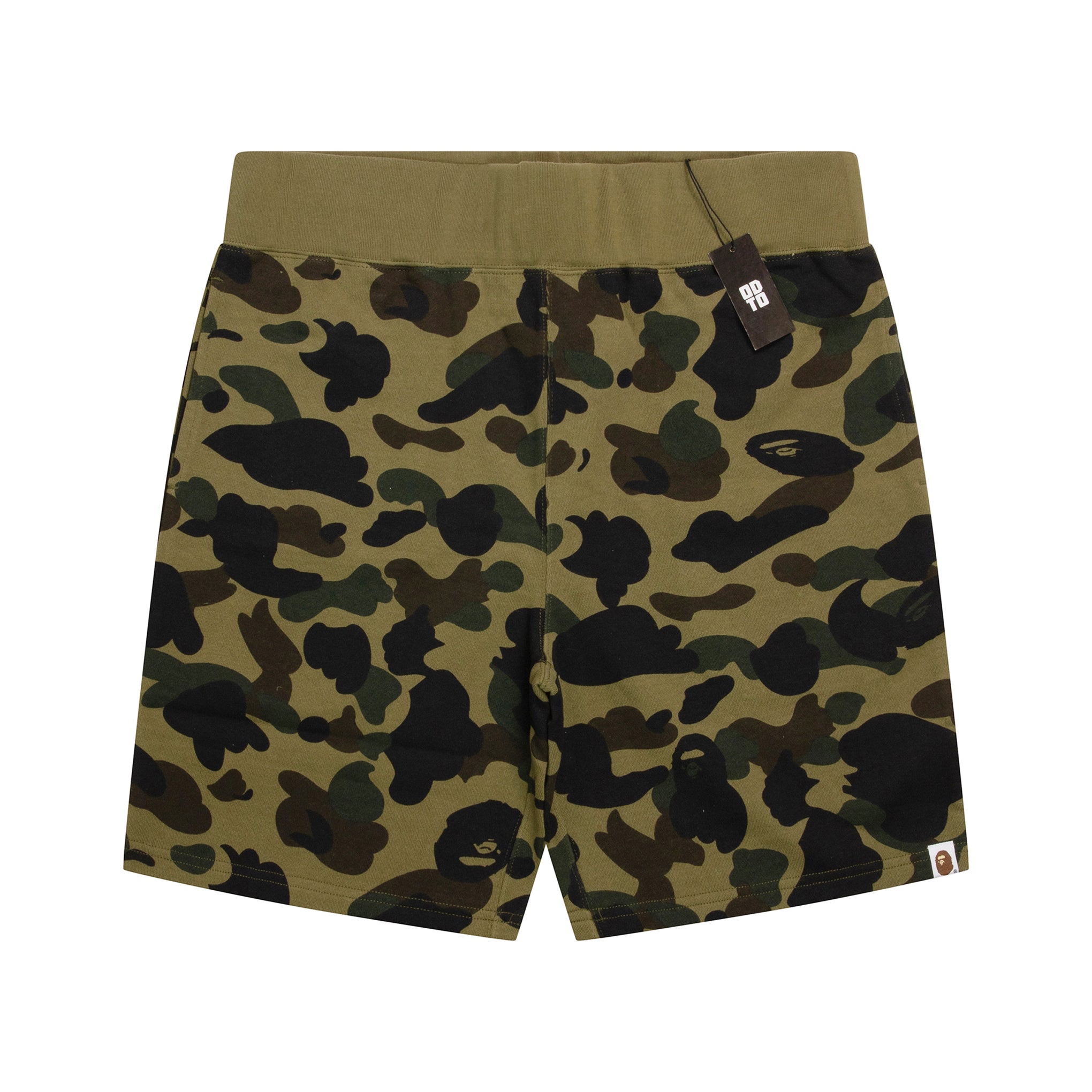 BAPE 1ST CAMO SWEAT SHORT GREEN