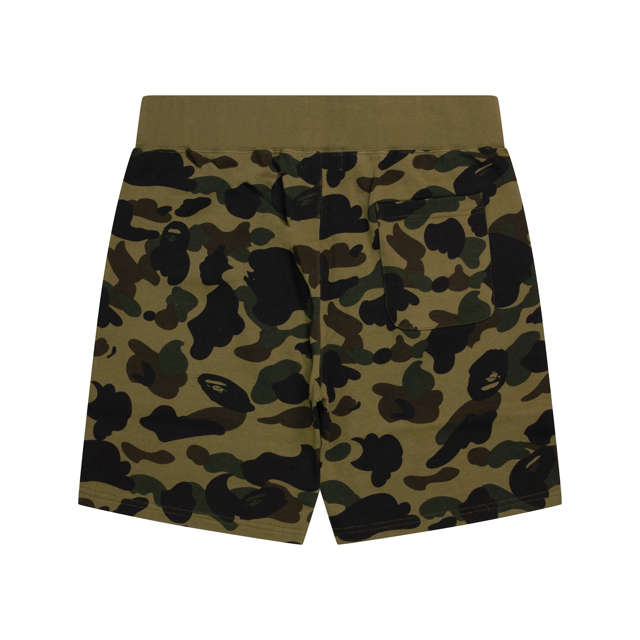 BAPE 1ST CAMO SWEAT SHORT GREEN