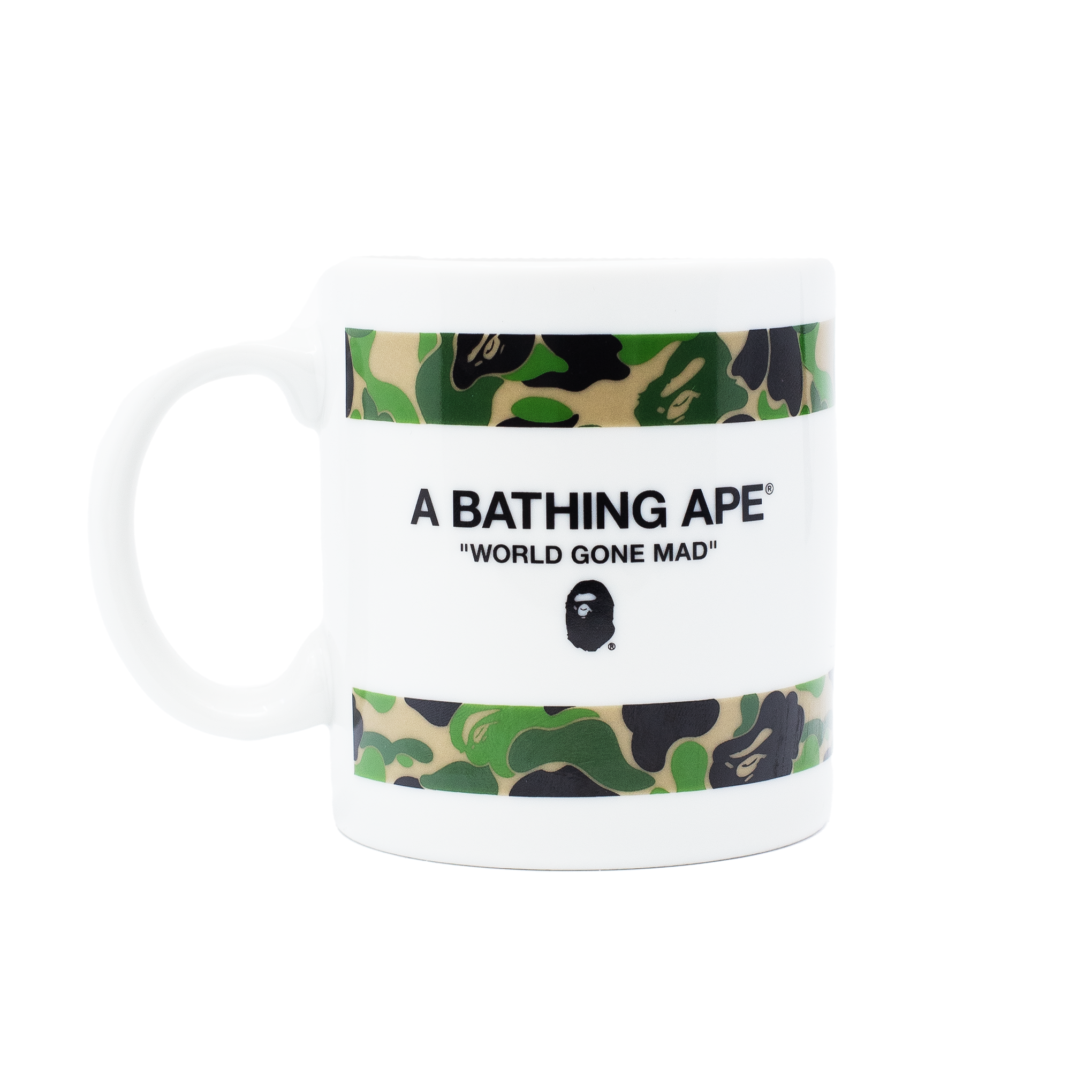 BAPE ABC CAMO CERAMIC MUG GREEN